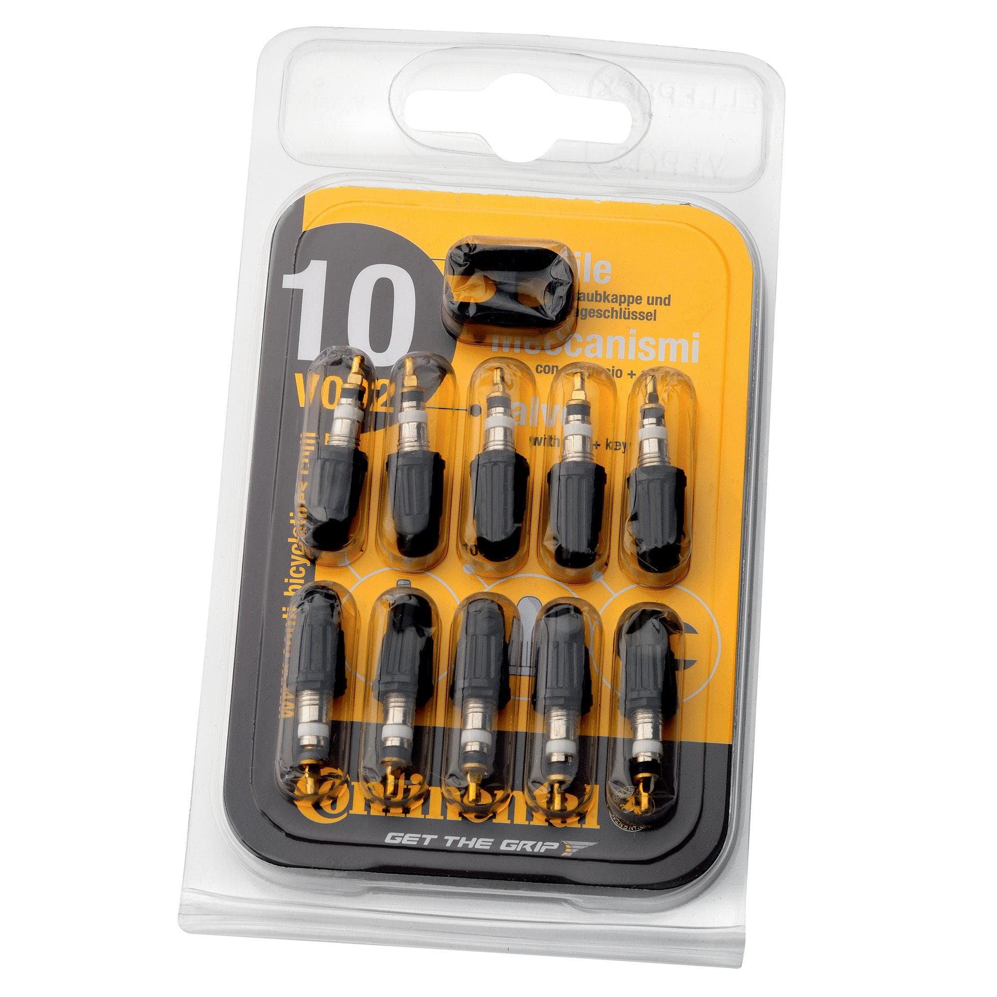 Continental Presta Valve Inserts - 10Pcs: Black