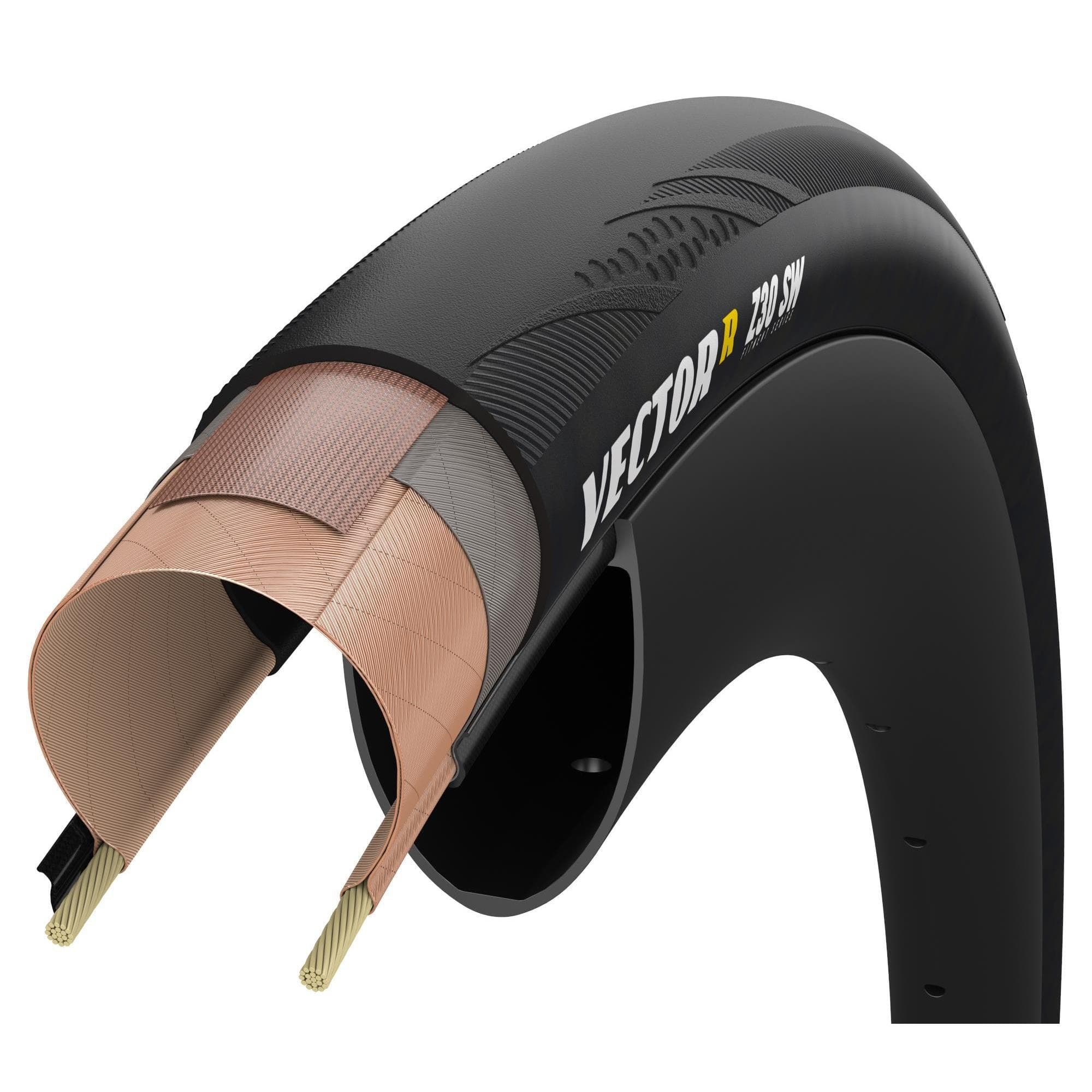 Goodyear Vectorr Z30/Z35 Sw Designed For Zipp Tubeless Tire A1: 700c