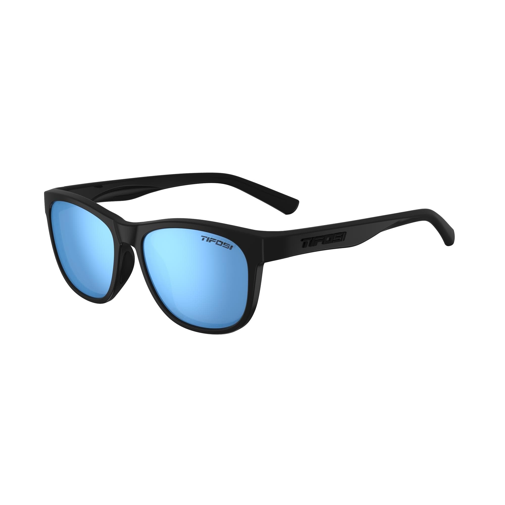 Tifosi Swank Polarised Single Lens Sunglasses 2023: Blackout