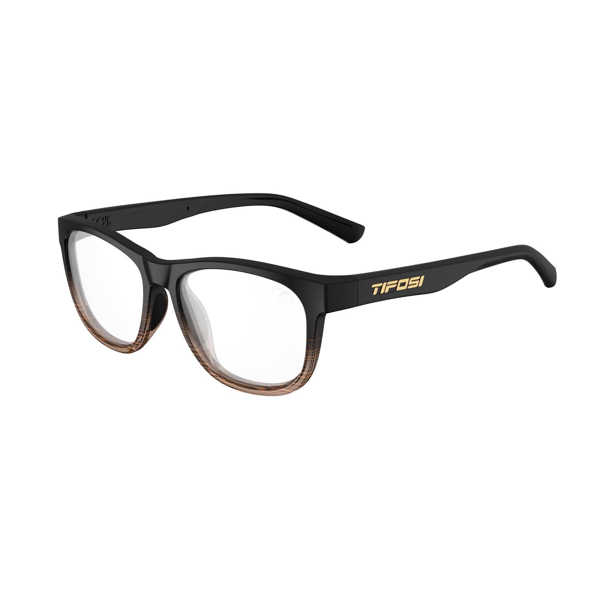 Tifos Swank Clear Reader Glasses 2025: BROWN S-L+2.5AR