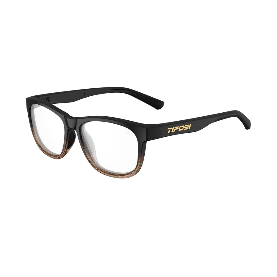 Tifos Swank Clear Reader Glasses 2025: BROWN S-L +2.0AR