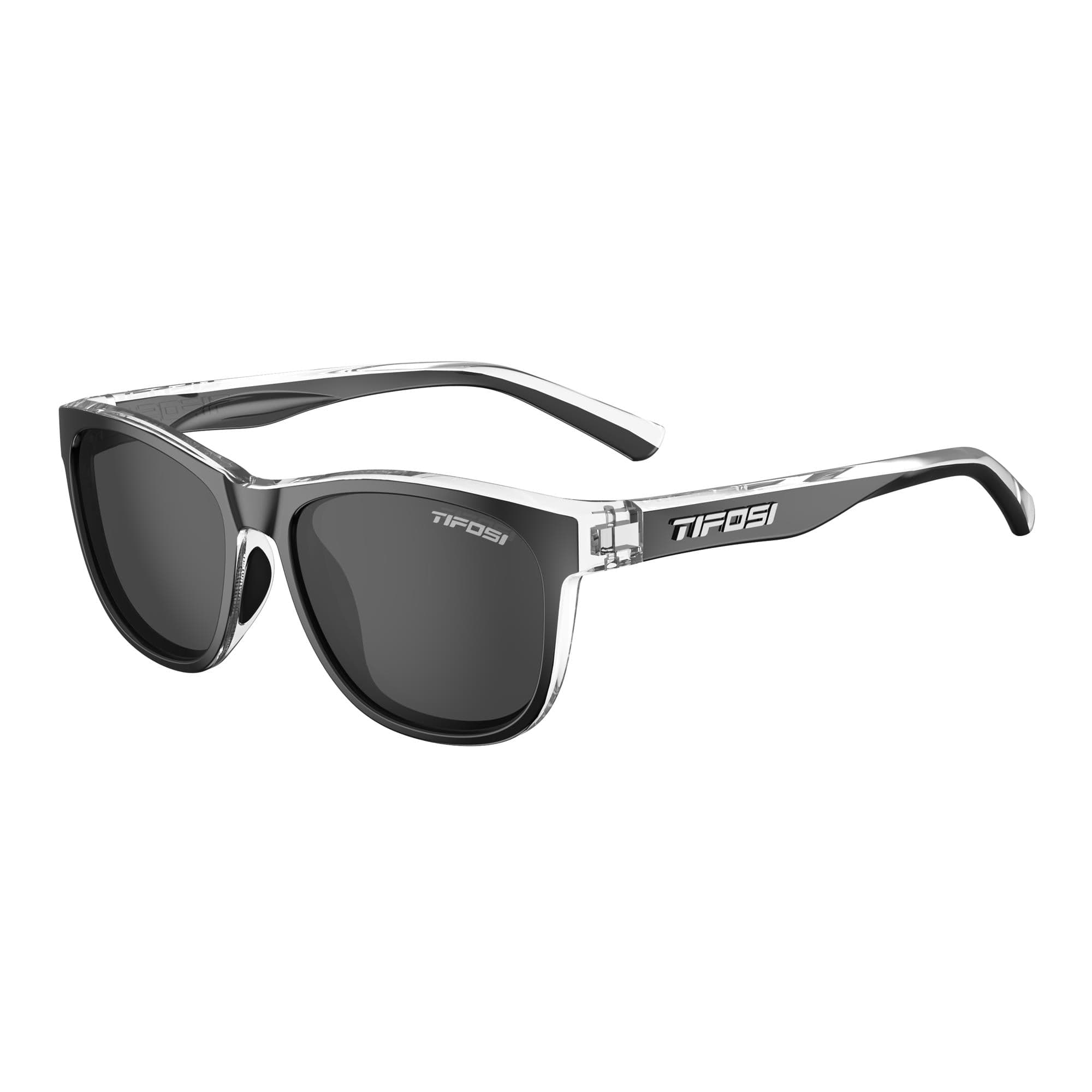 Tifosi Swank Single Lens Sunglasses 2020: Onyx Clear/Smoke