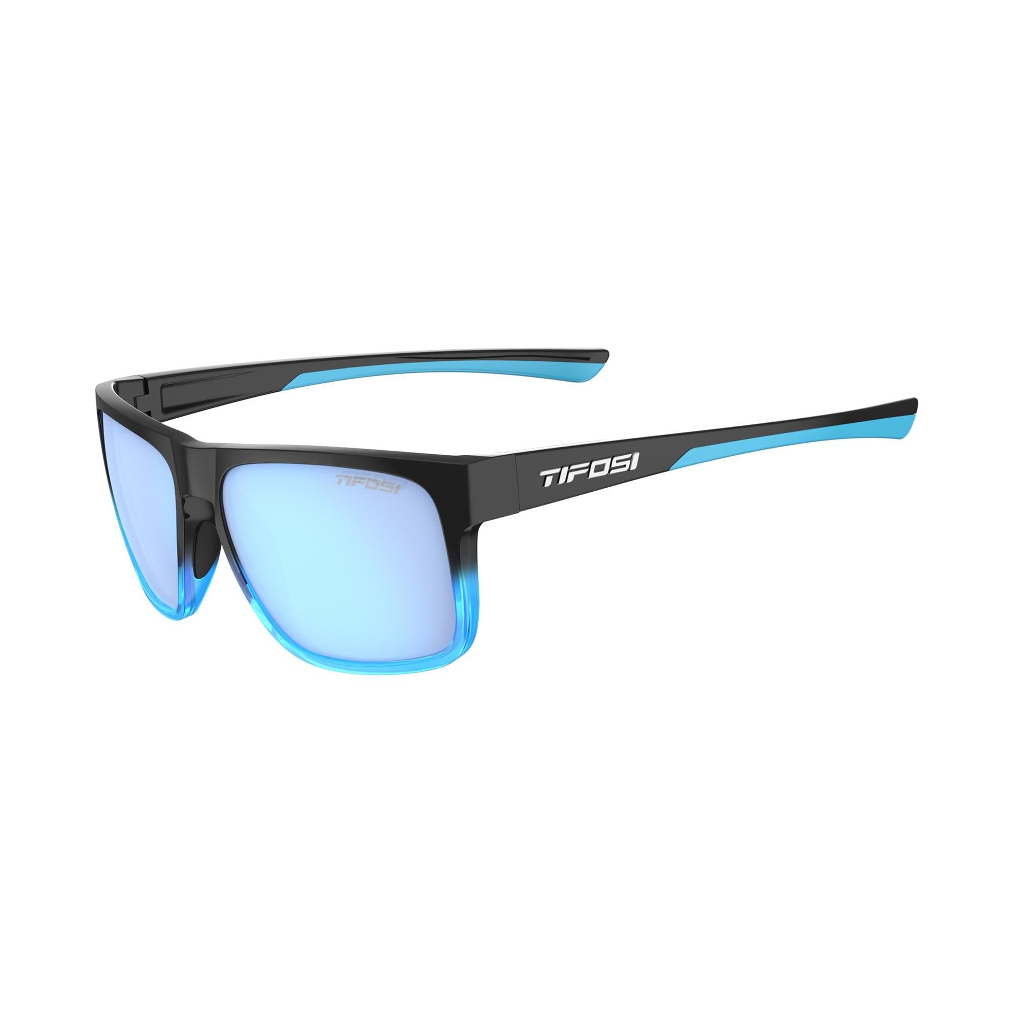 Tifosi Swick Single Lens Eyewear 2019: Onyx Blue Fade/New Blue