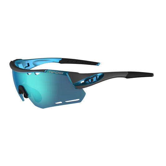 Tifosi Alliant Interchangeable Clarion Blue Lens Sunglasses 2018: Gunmetal/Blue Clarion