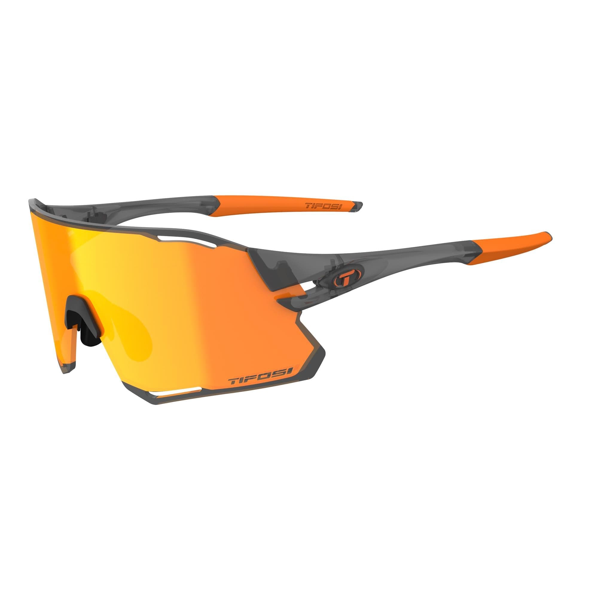 Tifosi Rail Race Interchangeable Clarion Lens Sunglasses 2024: SATIN VAPOR L-XL