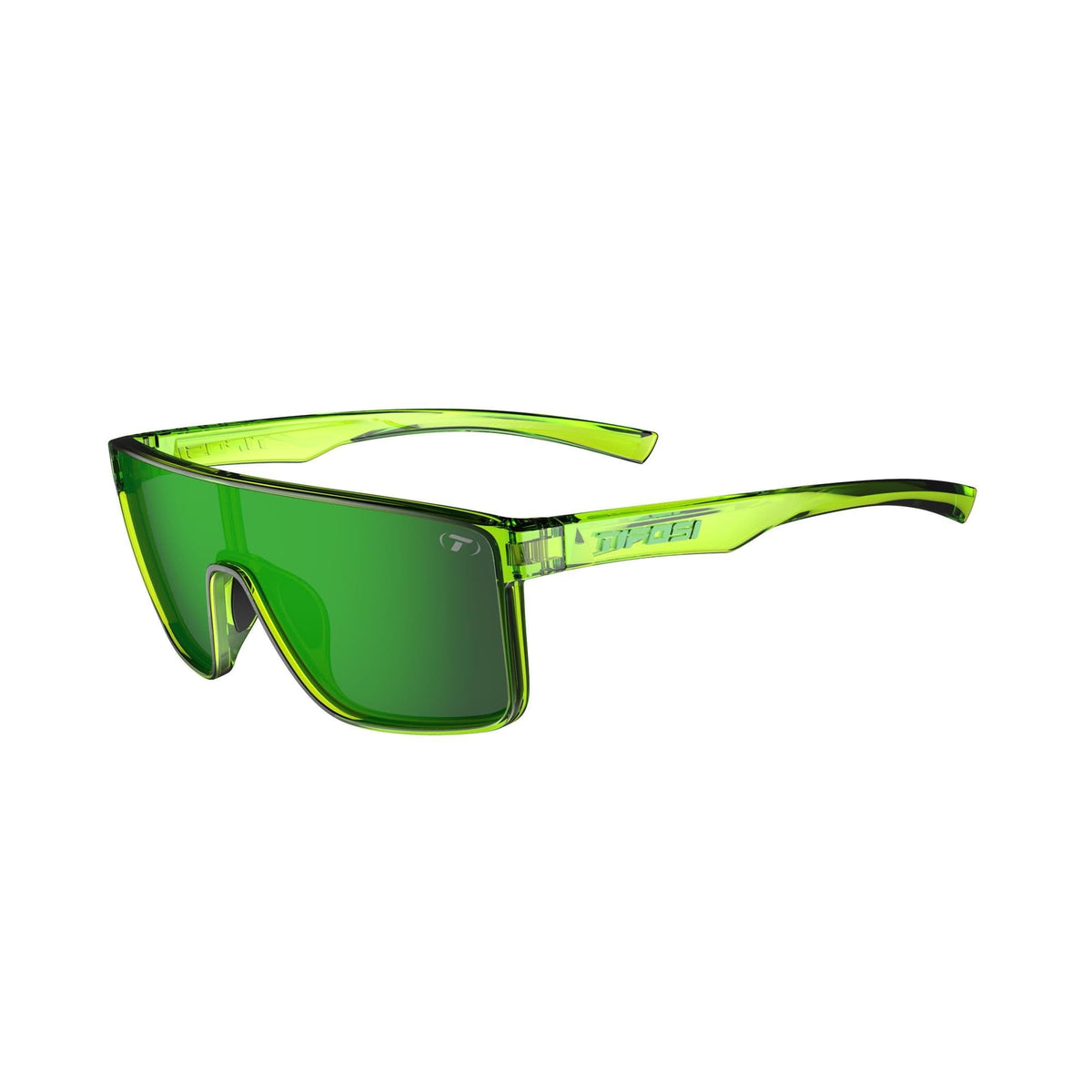 Tifosi Sanctum Single Lens Sunglasses 2024: HYPER LIME