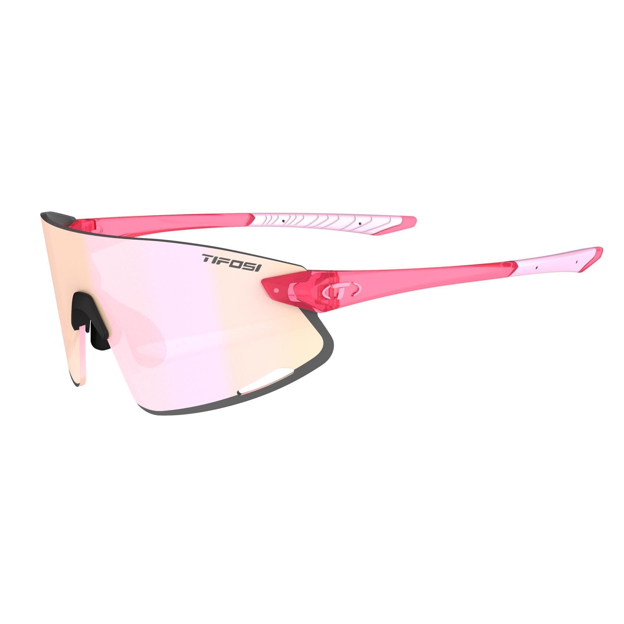 Tifosi Vogel Xc Sunglasses 2025: CRYSTAL PINK S-M