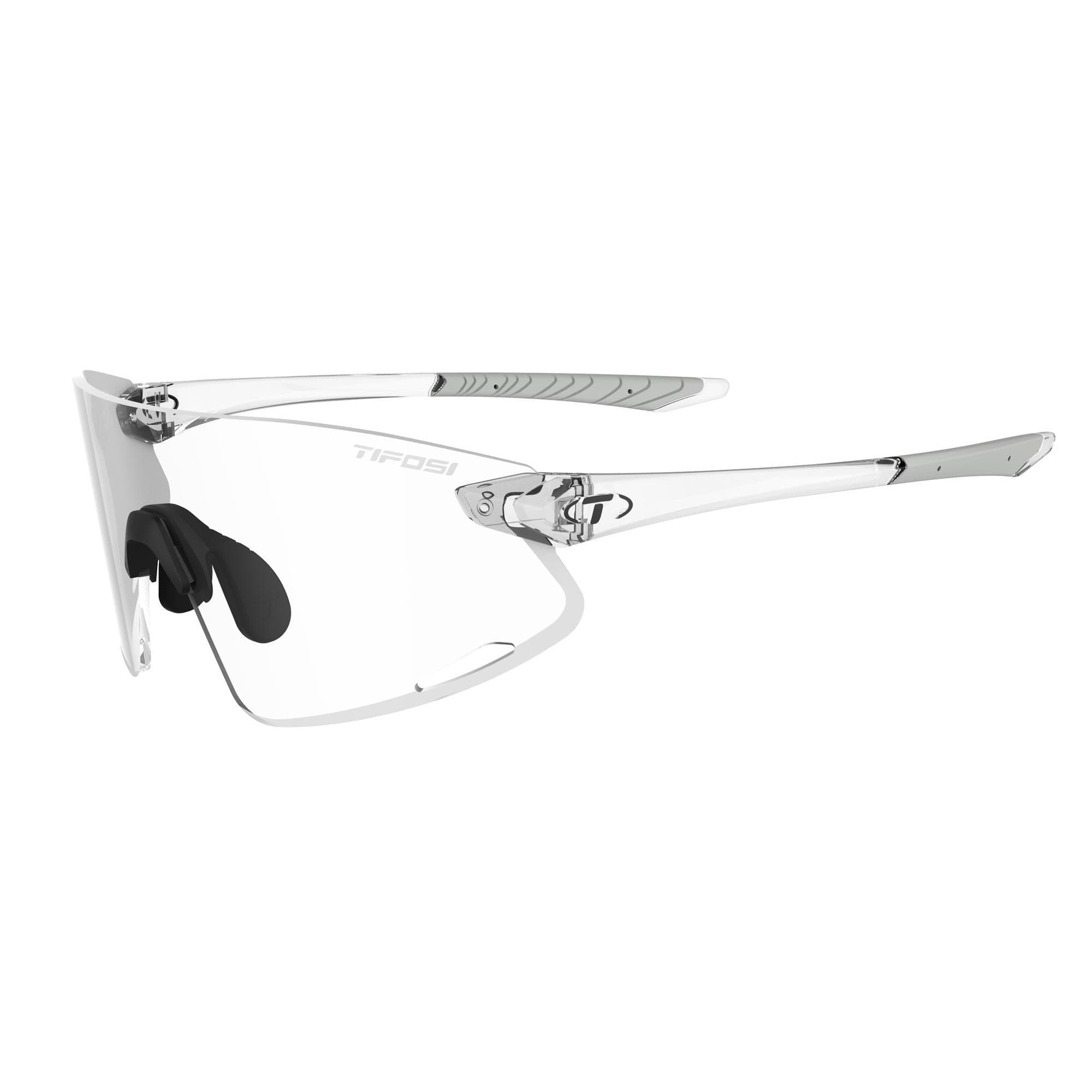 Tifosi Vogel Xc Sunglasses 2025: CRYSTAL CLEAR S-M