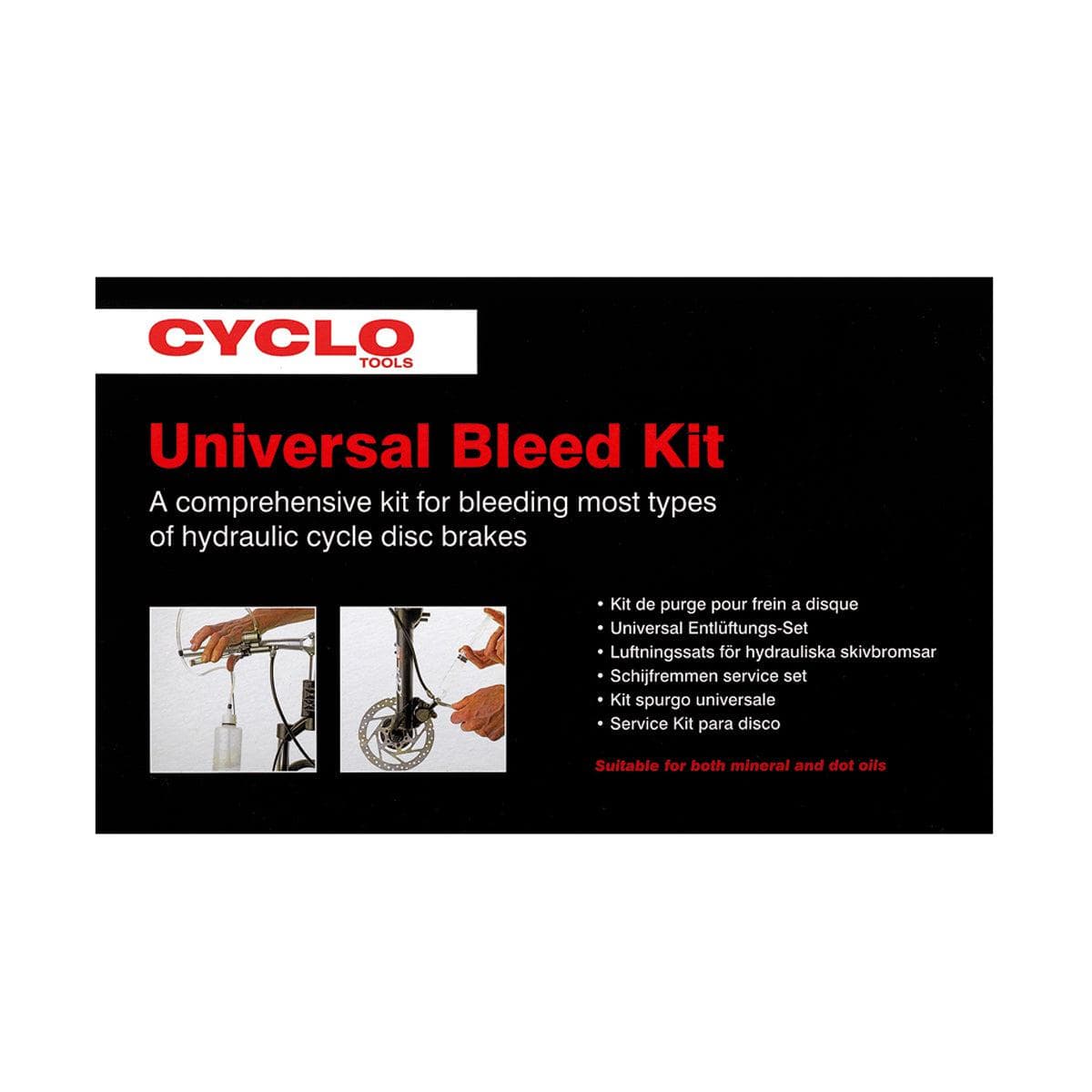 Cyclo Universal Brake Bleed Kit: