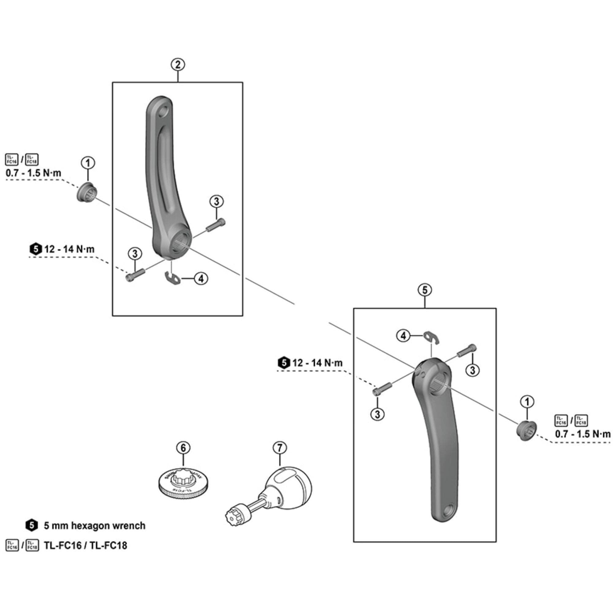 Shimano Workshop Crank installation tool for HollowTech II