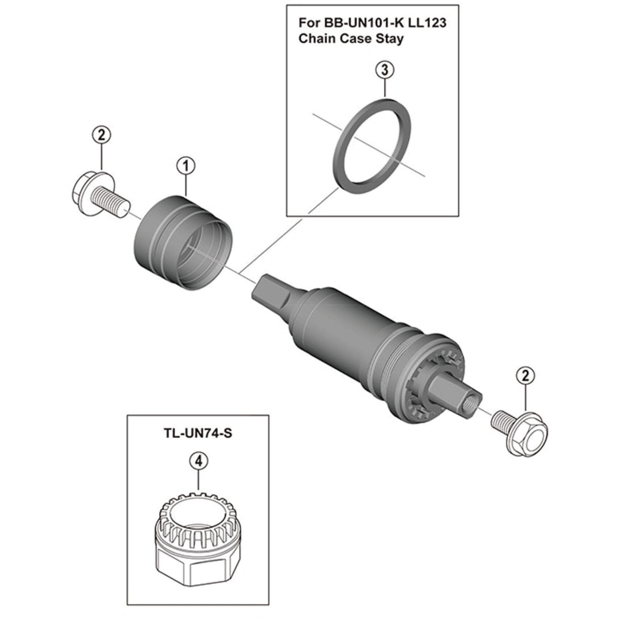 Shimano Workshop UN74S cartridge bottom bracket cup installation tool