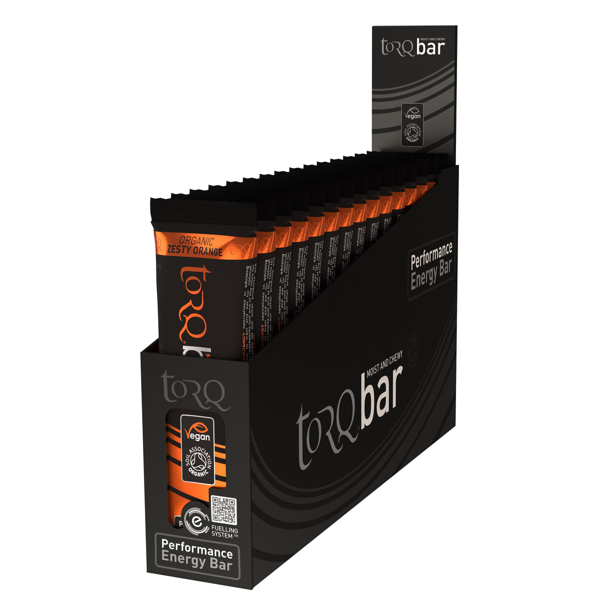 Torq Organic Energy Bar (15X 45G): Zesty Orange