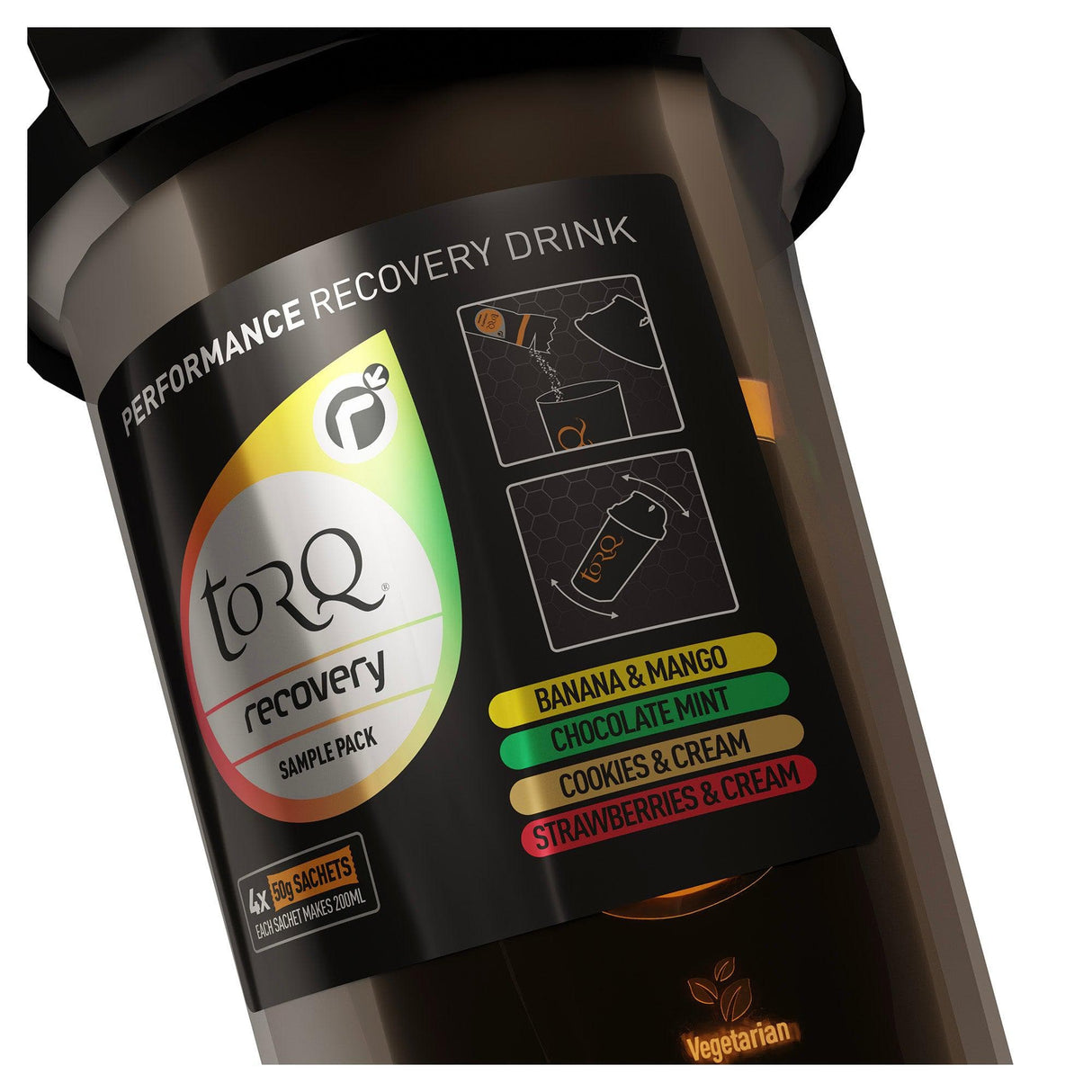 Torq Recovery Mixer Bottle Pack (4 Mixed Flavours):