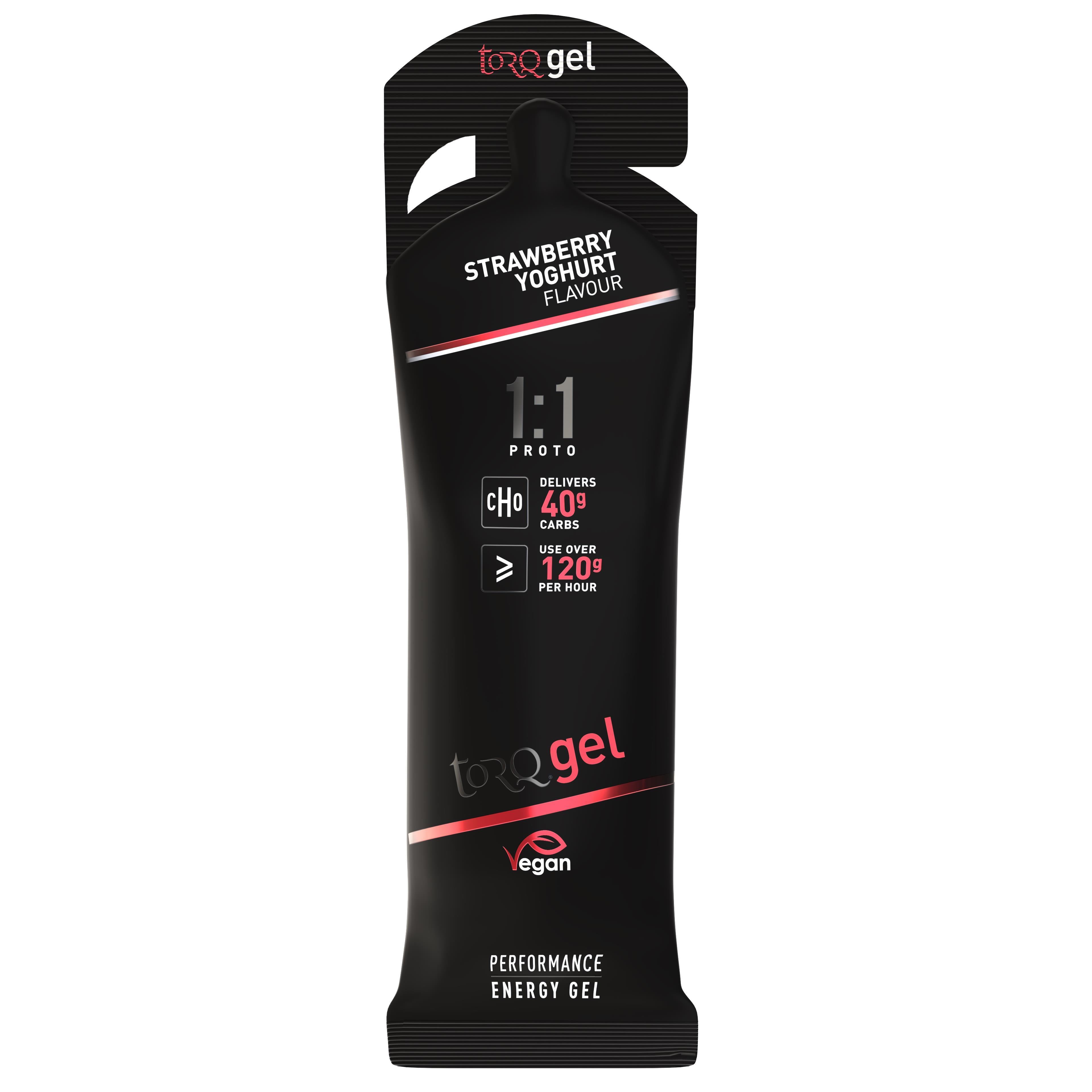 TORQ Proto 1:1 Gel (Box 12): STRAWBERRY YOGHURT