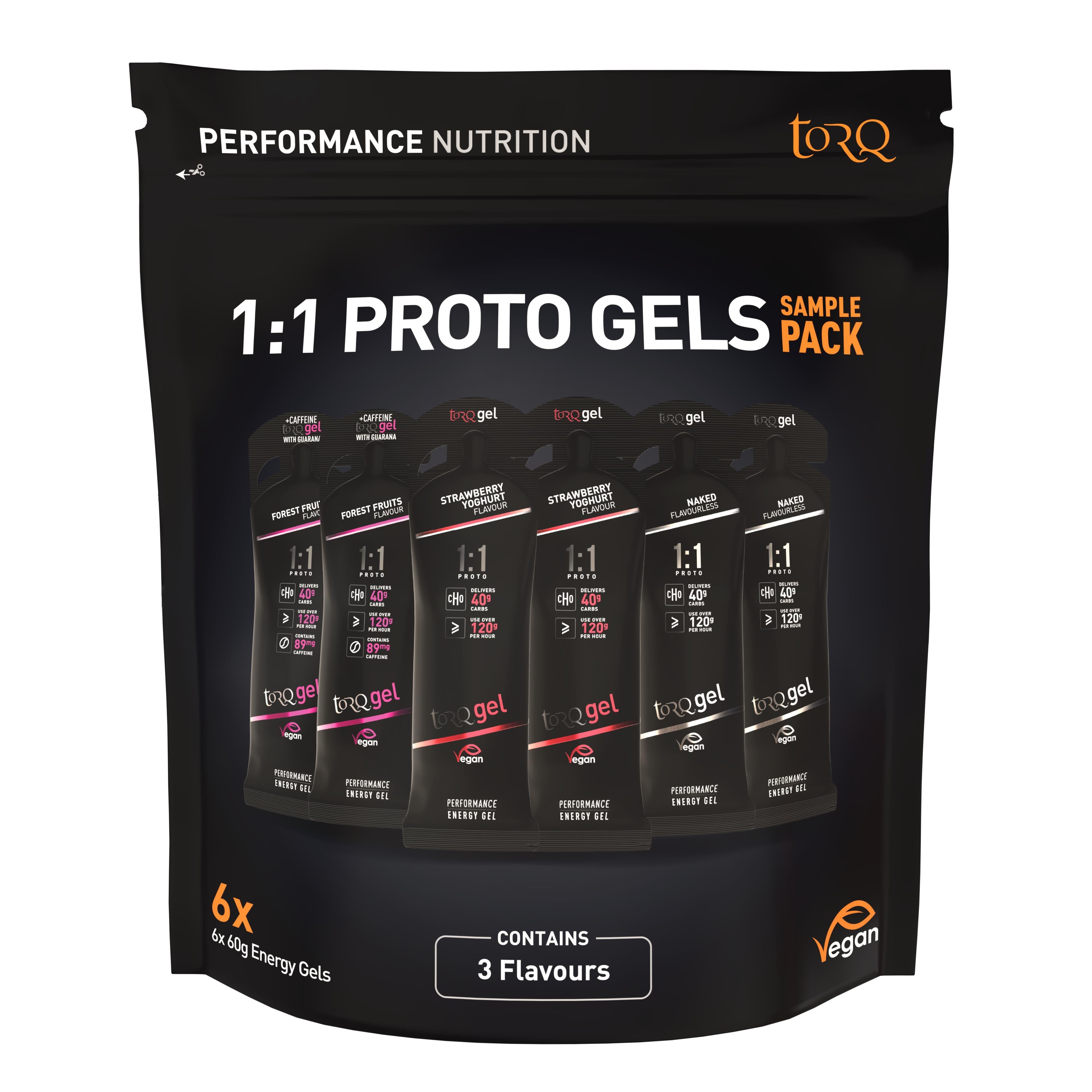 TORQ Proto 1:1 Sample Gels 6 Pack: BLACK