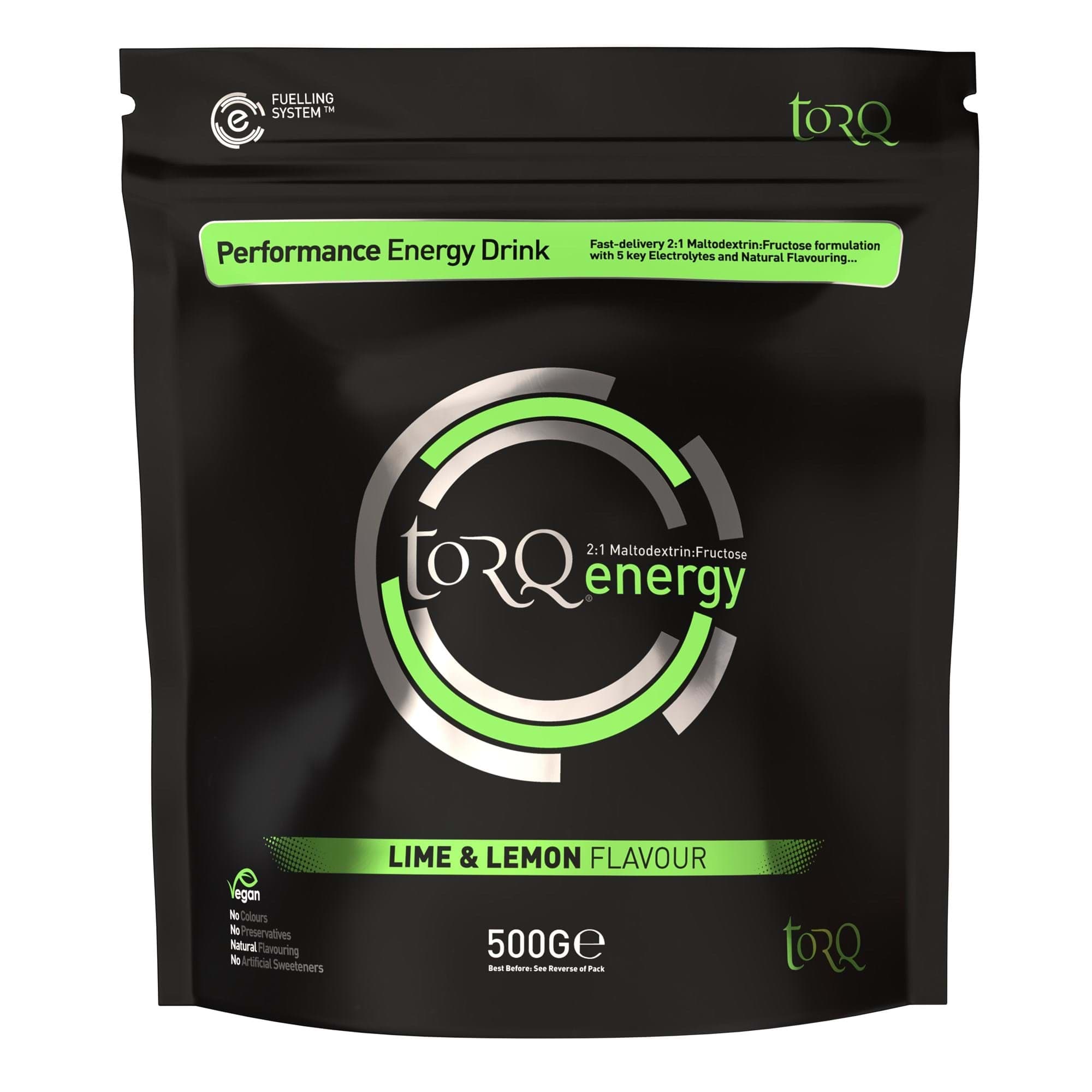 Torq Natural Energy Drink (1 X 500G): Lime & Lemon