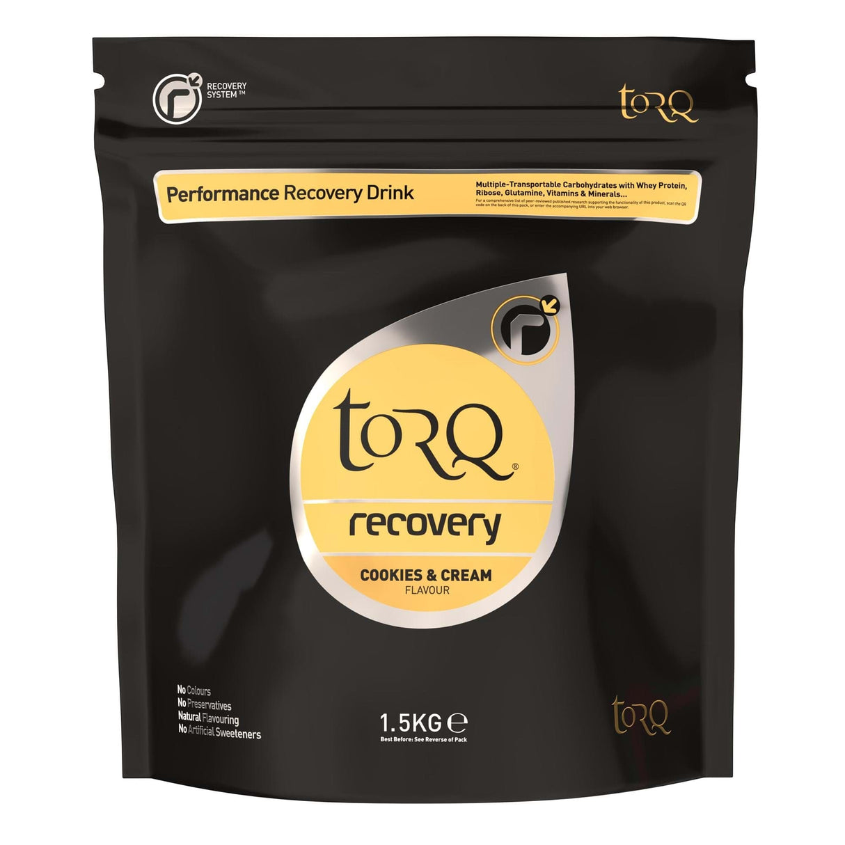 Torq Recovery Drink (1 X 1.5Kg): Cookies & Cream