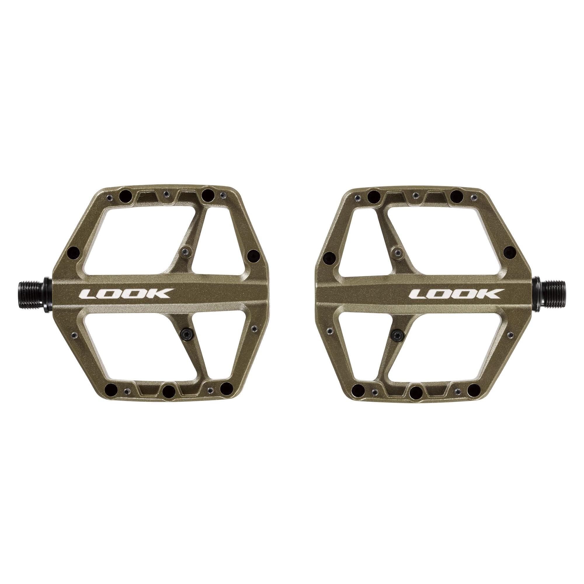 LOOK Trail Roc Flat MTB Pedals: HOPE GREEN