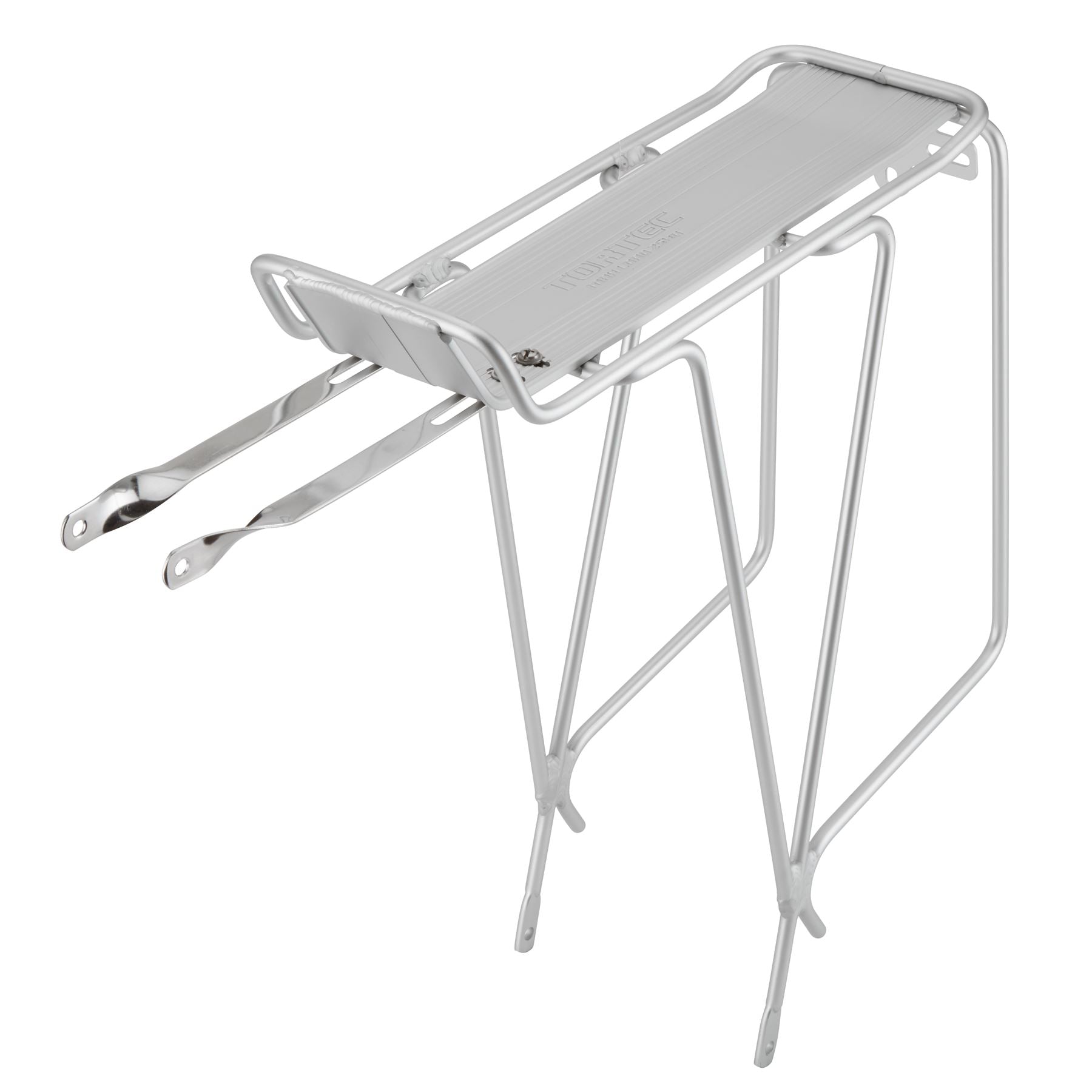 Tortec Tour Rear Rack: Silver 26-700C