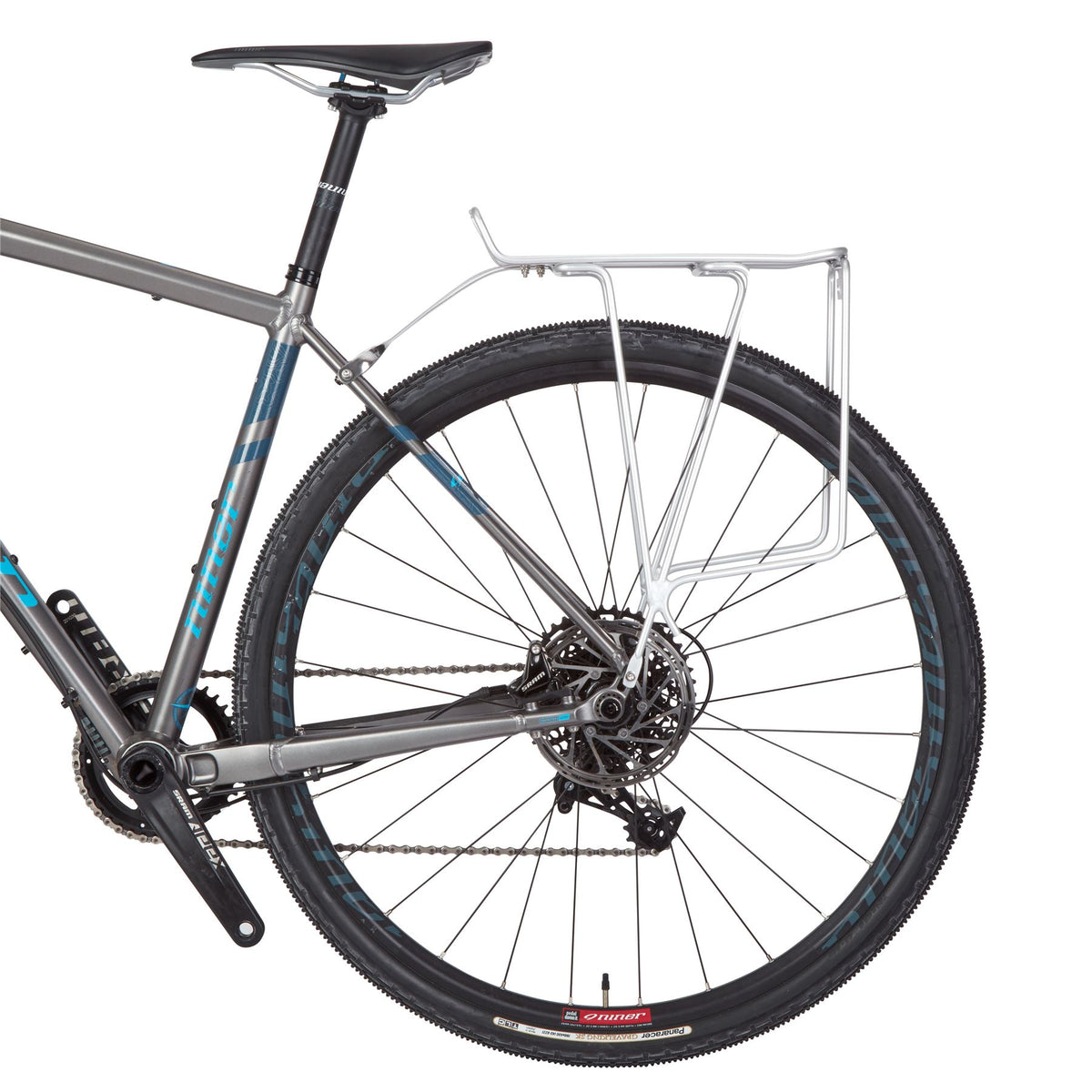 Tortec Tour Rear Rack: Silver 26-700C