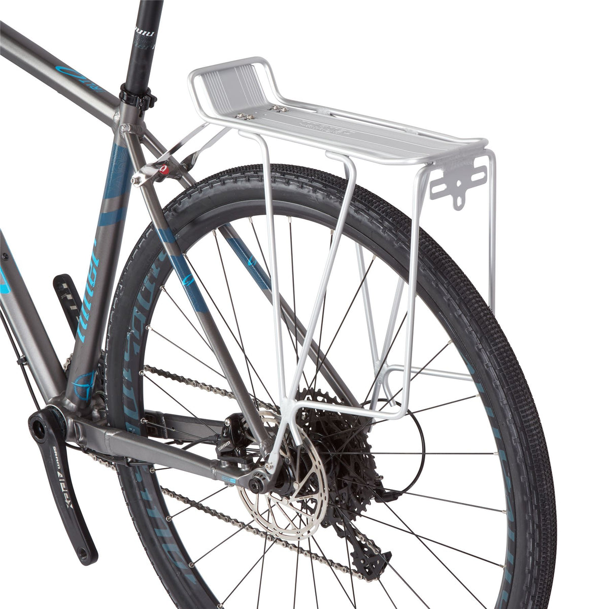 Tortec Tour Rear Rack: Silver 26-700C