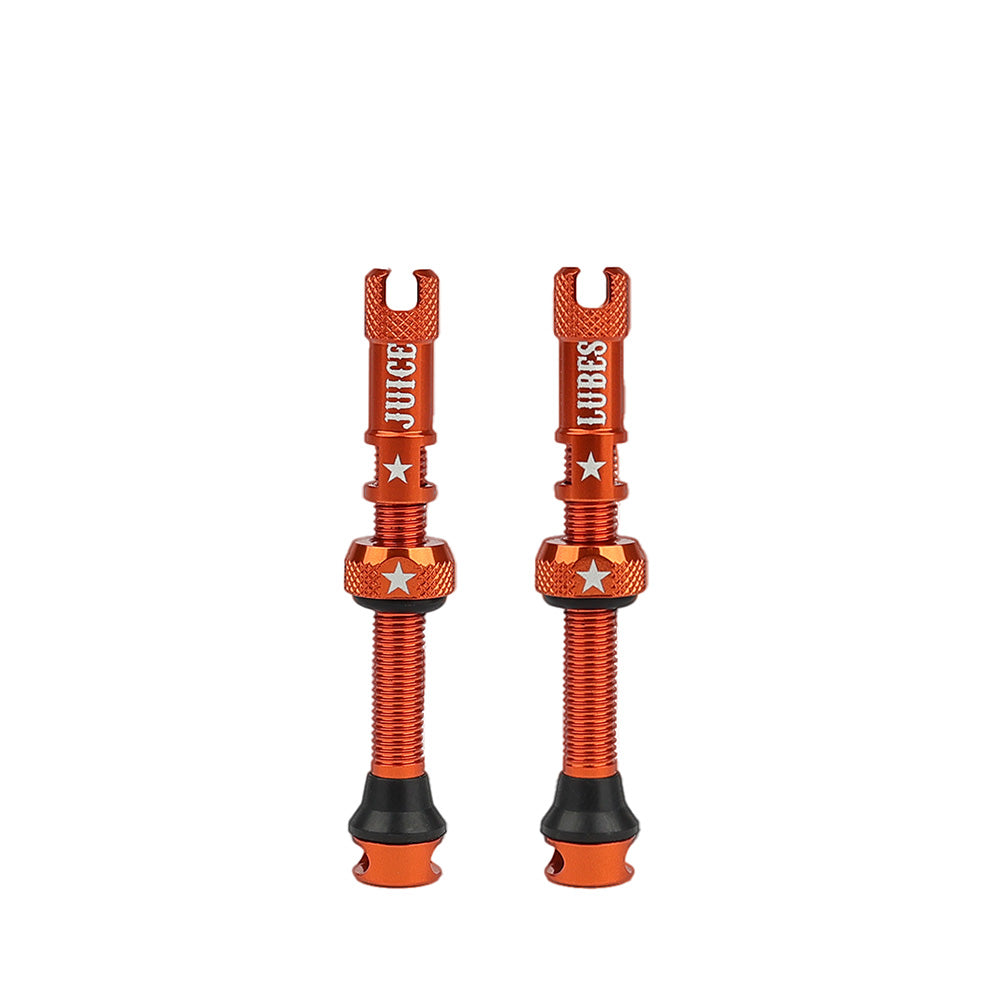 Juice Lubes Tubeless Valves 48mm Orange
