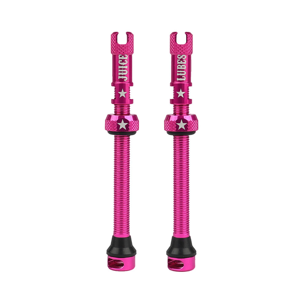 Juice Lubes Tubeless Valves 65mm Pink