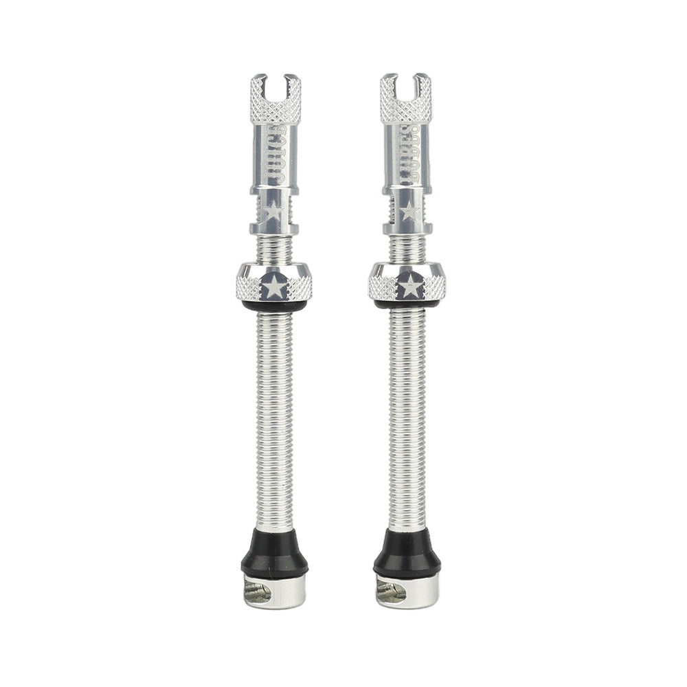 Juice Lubes Tubeless Valves 65mm Silver