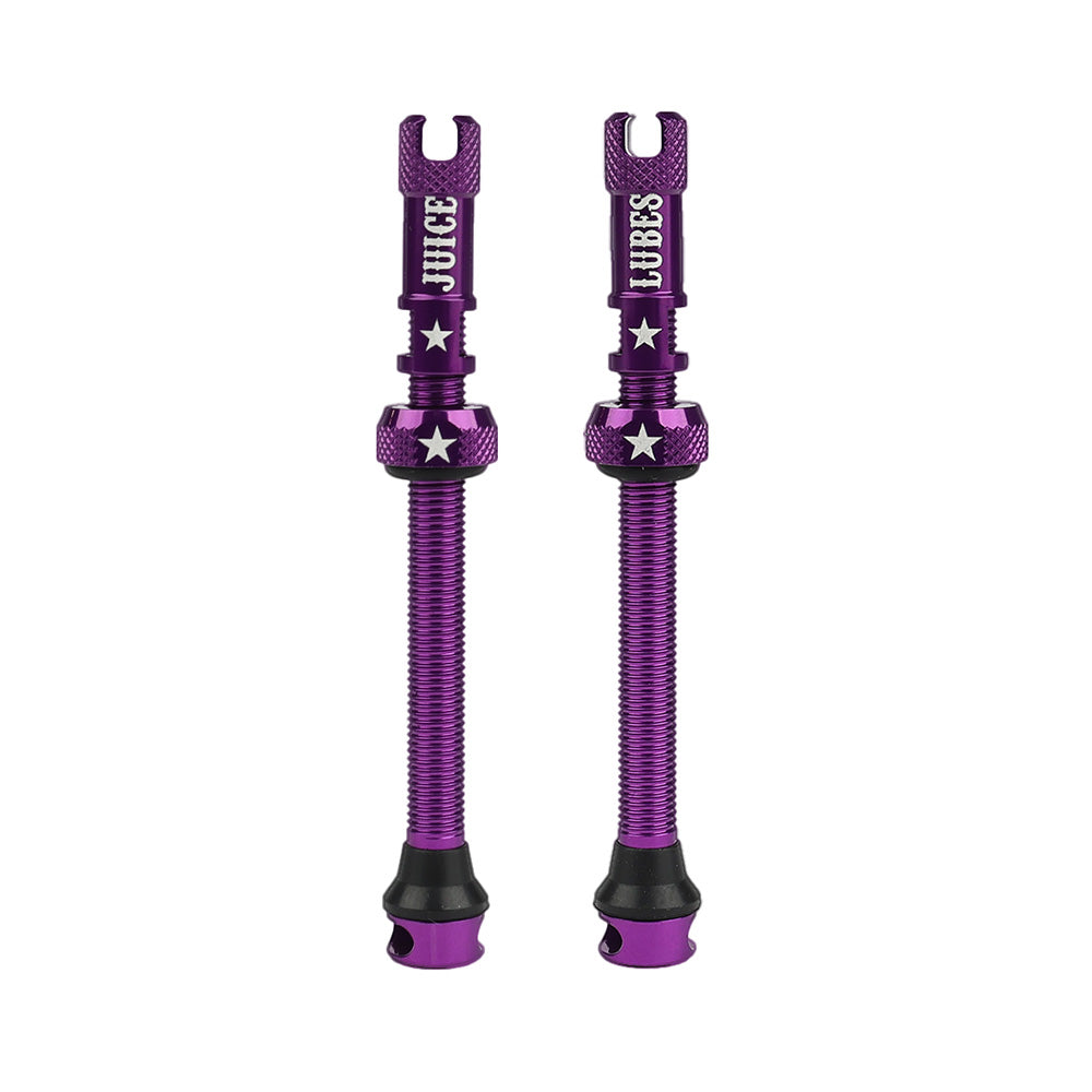 Juice Lubes Tubeless Valves 65mm Purple