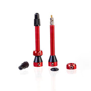 Tubolight Tubeless Valves  Red 50mm