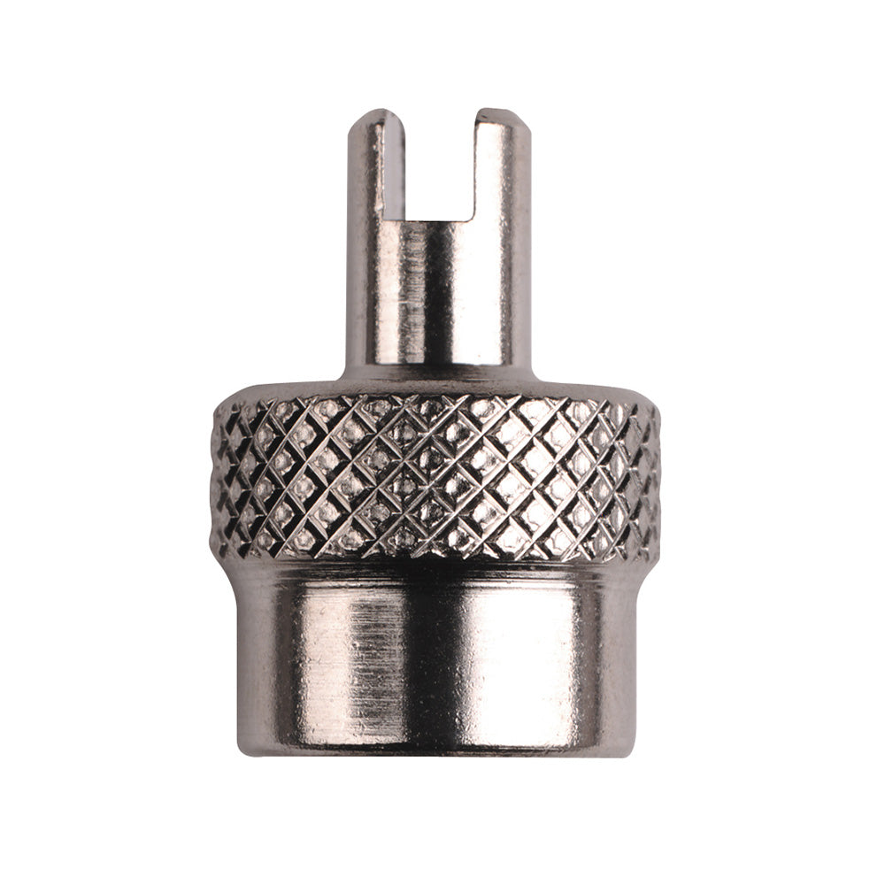 Weldtite Metal Schrader Valve Cap Silver SV
