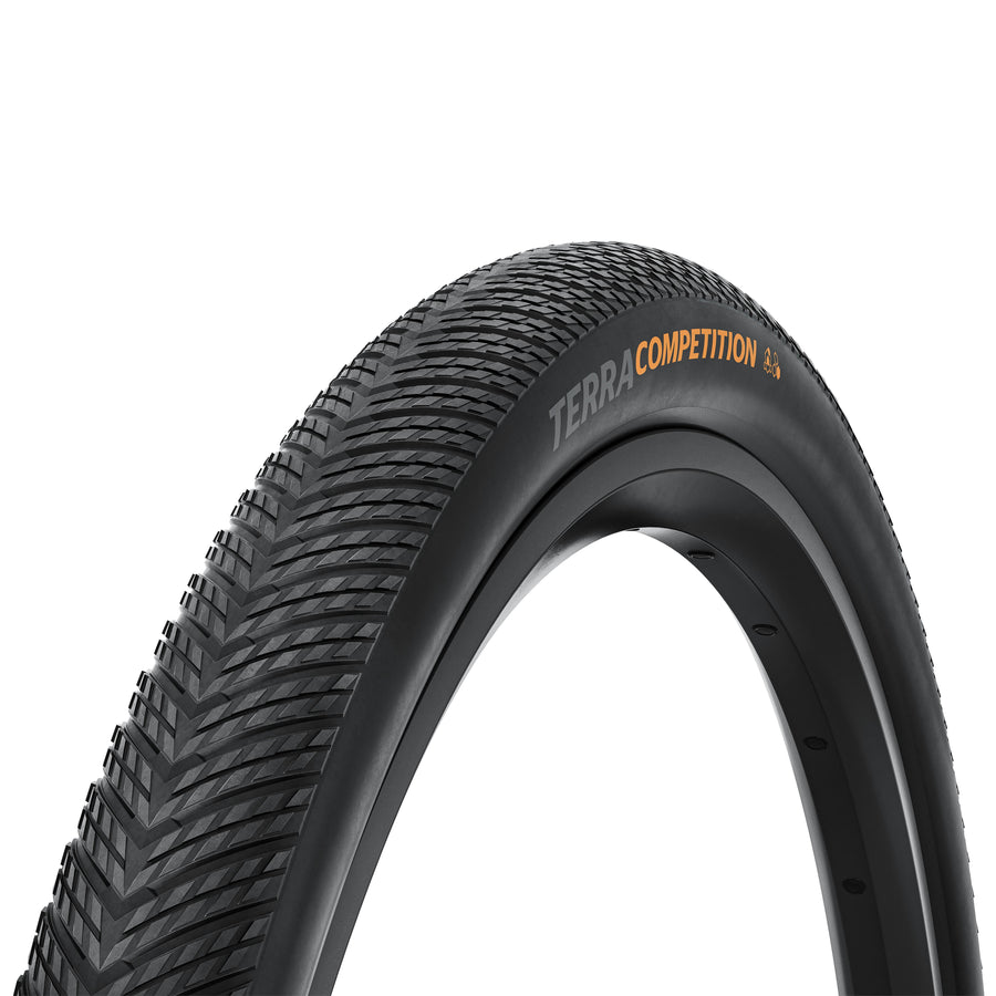 Continental Terra Competition Race Rapid Foldable Tyre 2026: BLACK/BLACK - 700c