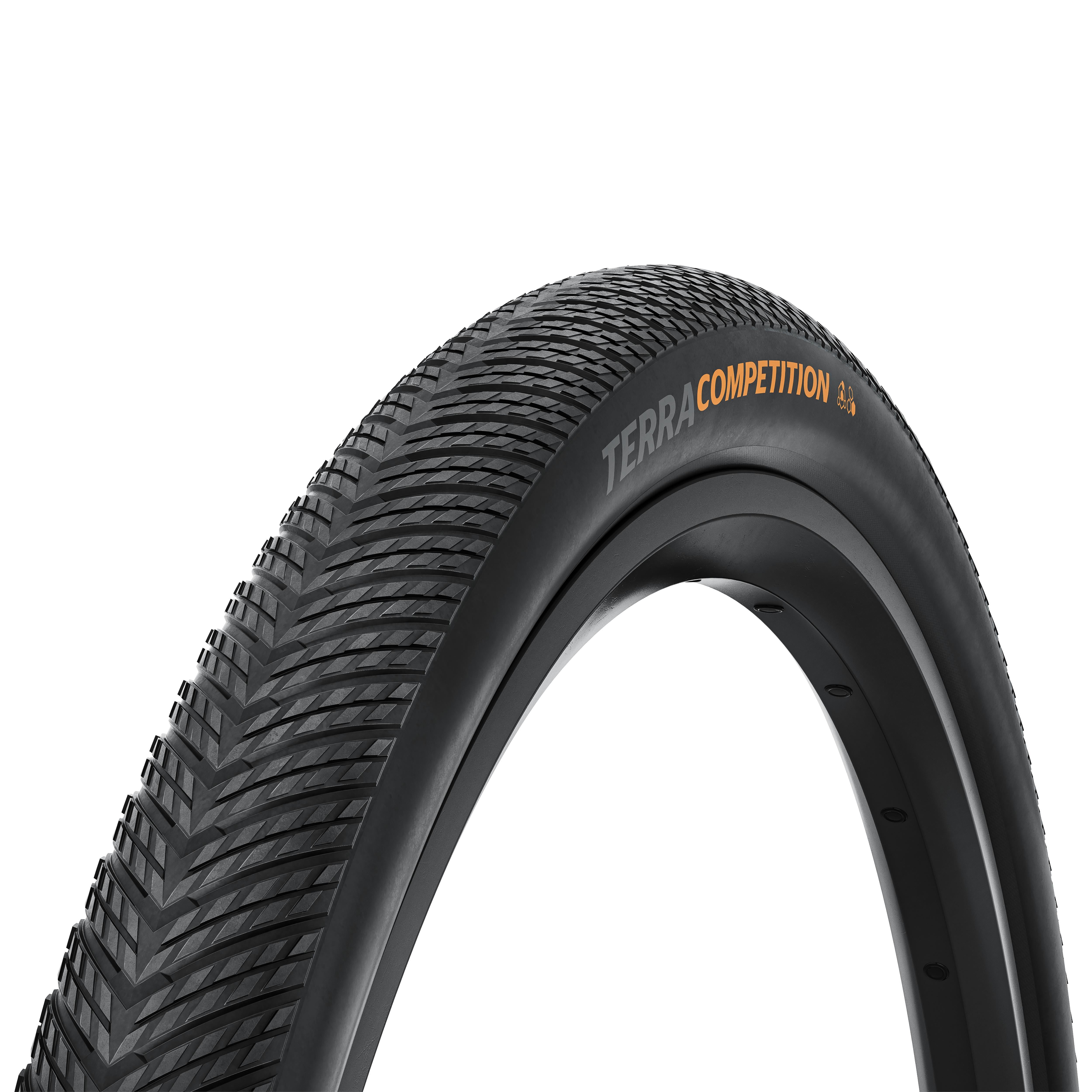 Continental Terra Competition Race Rapid Foldable Tyre 2026: BLACK/BLACK - 700c