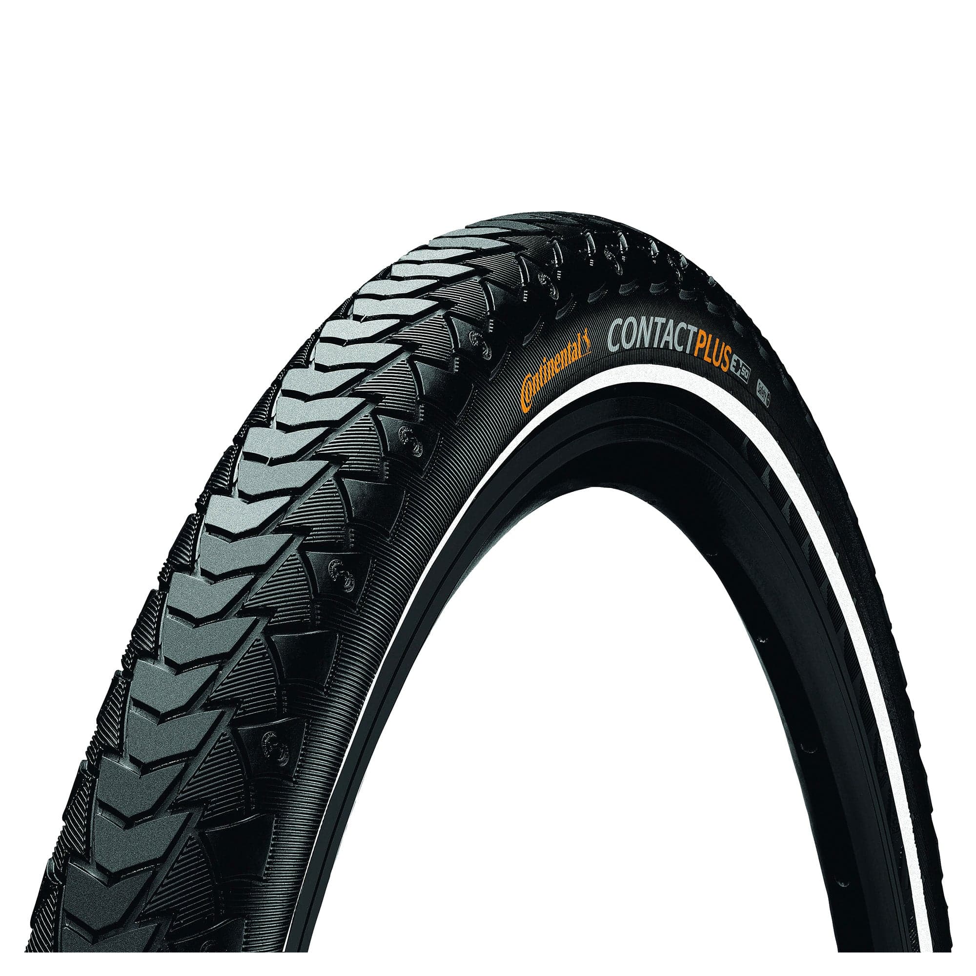 Continental CONTACT Plus Reflex Tyre - Wire Bead: BLACK/BLACK REFLEX