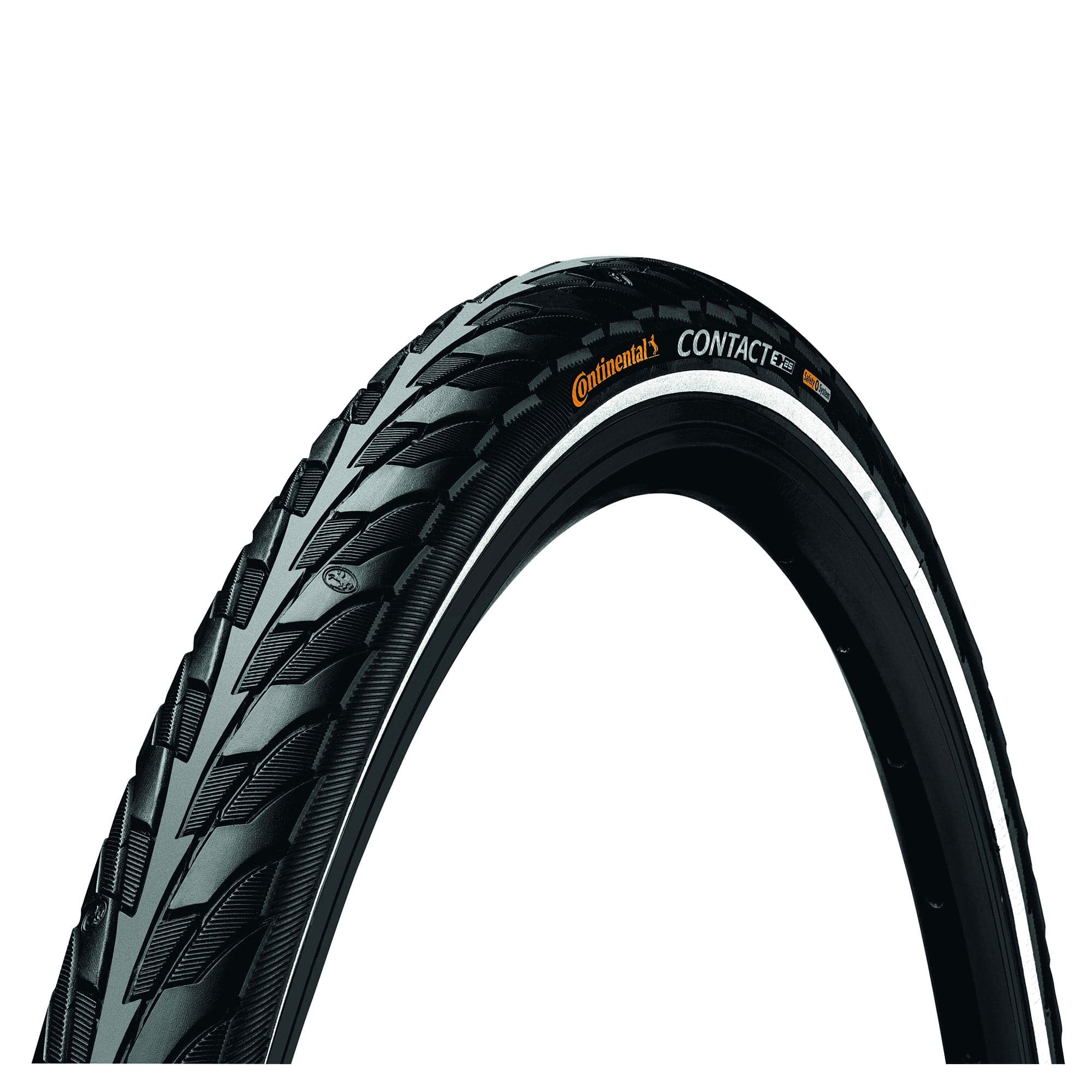 Continental CONTACT Reflex Tyre - Wire Bead: BLACK/BLACK REFLEX