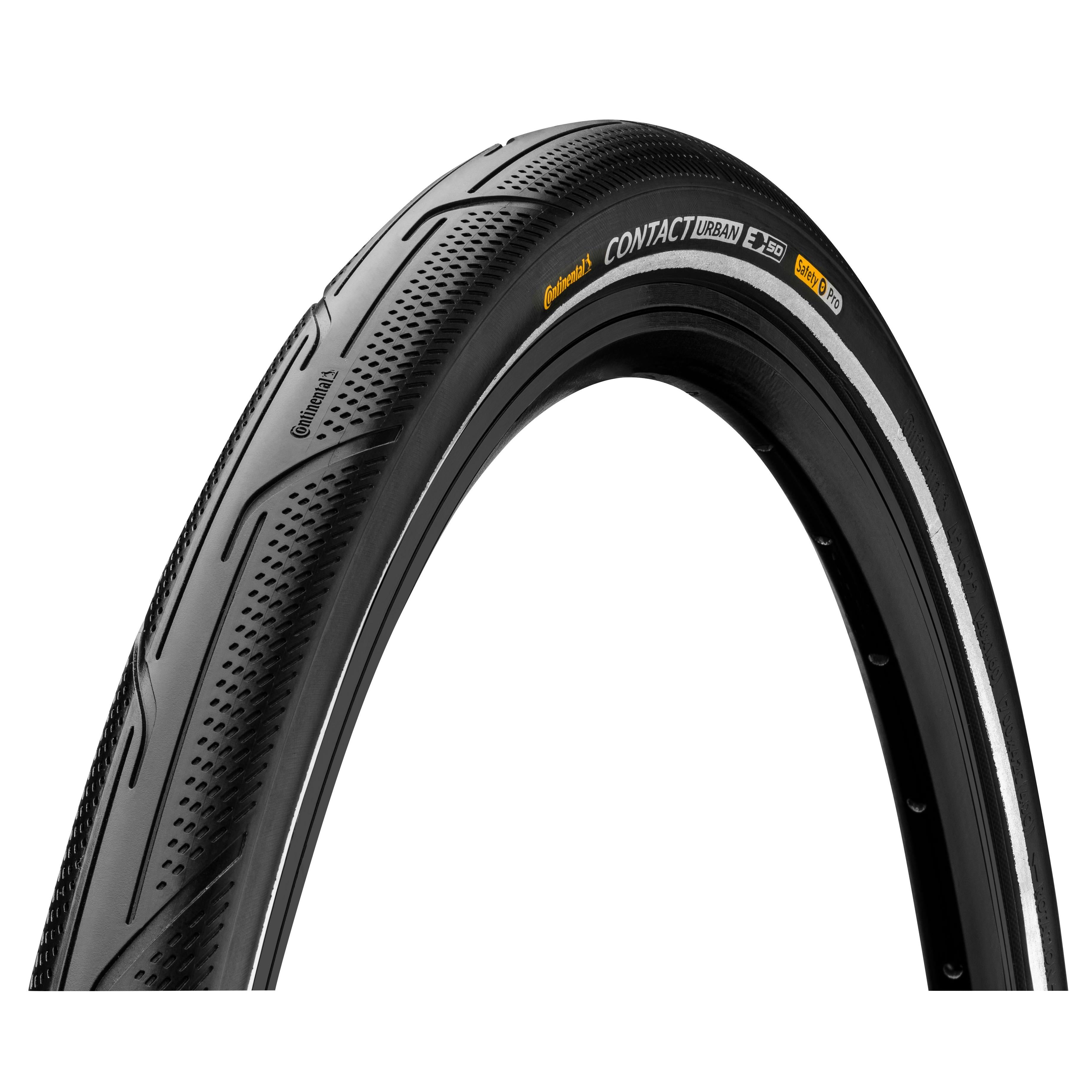 Continental Contact Urban Reflex Tyre: BLACK/BLACK 16X1.35"