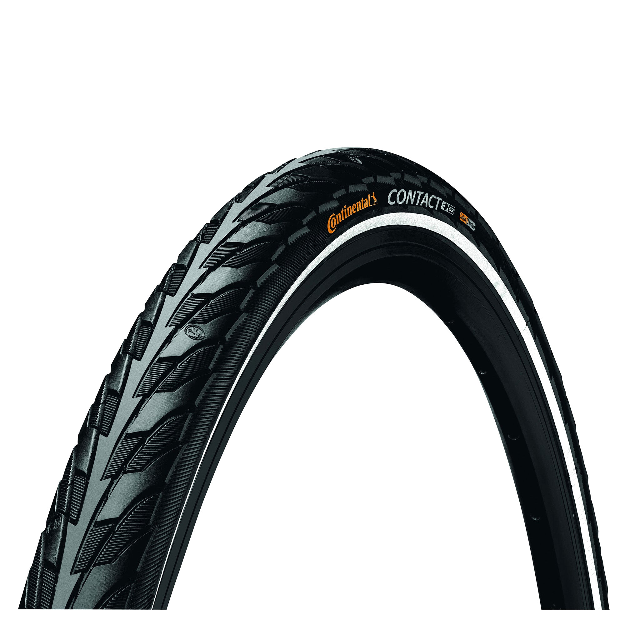 Continental CONTACT Tyre - Wire Bead: BLACK/BLACK 700X35C