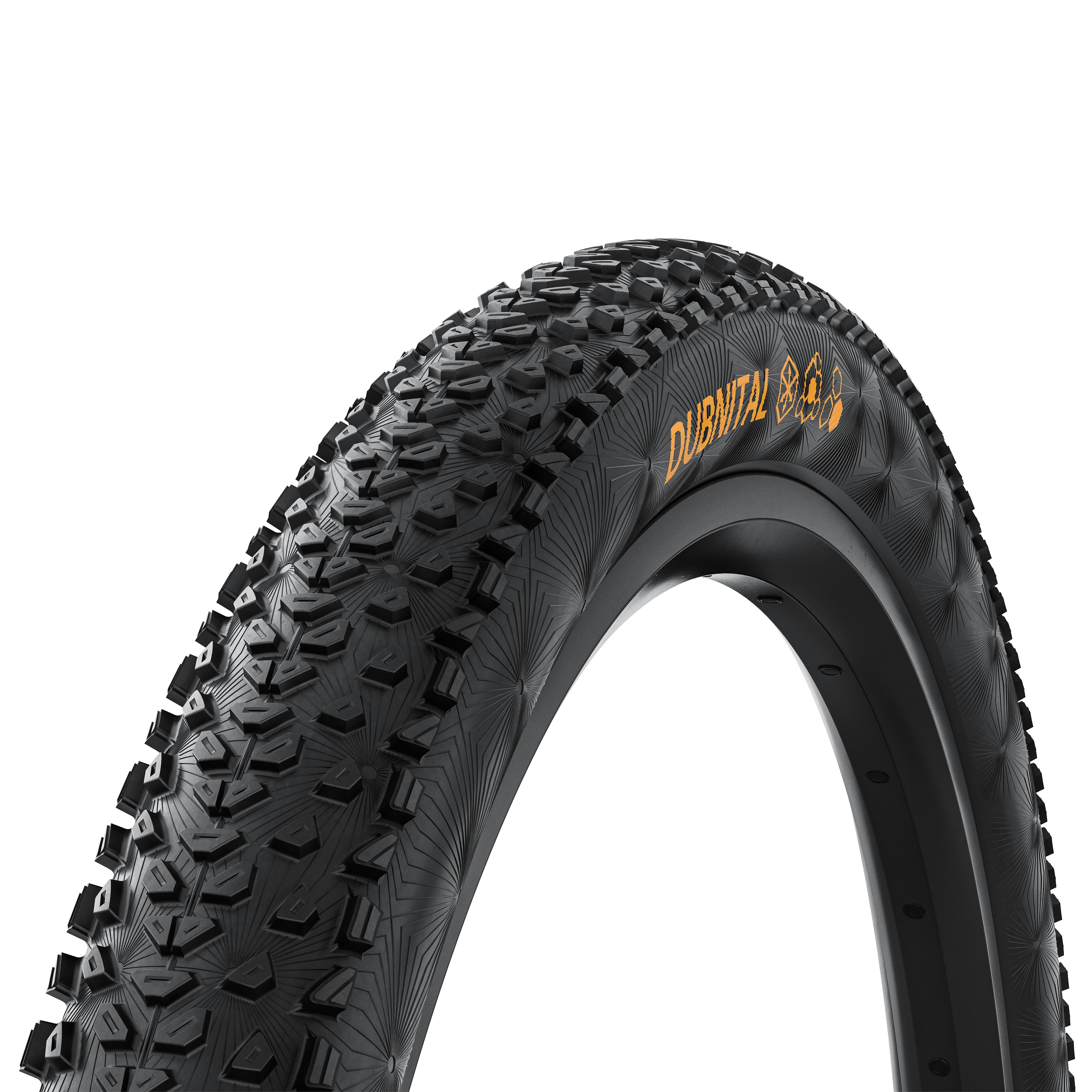 Continental Dubnital Trail Rapid Foldable Tyre: BLACK/BLACK 29X2.00/700X 50C