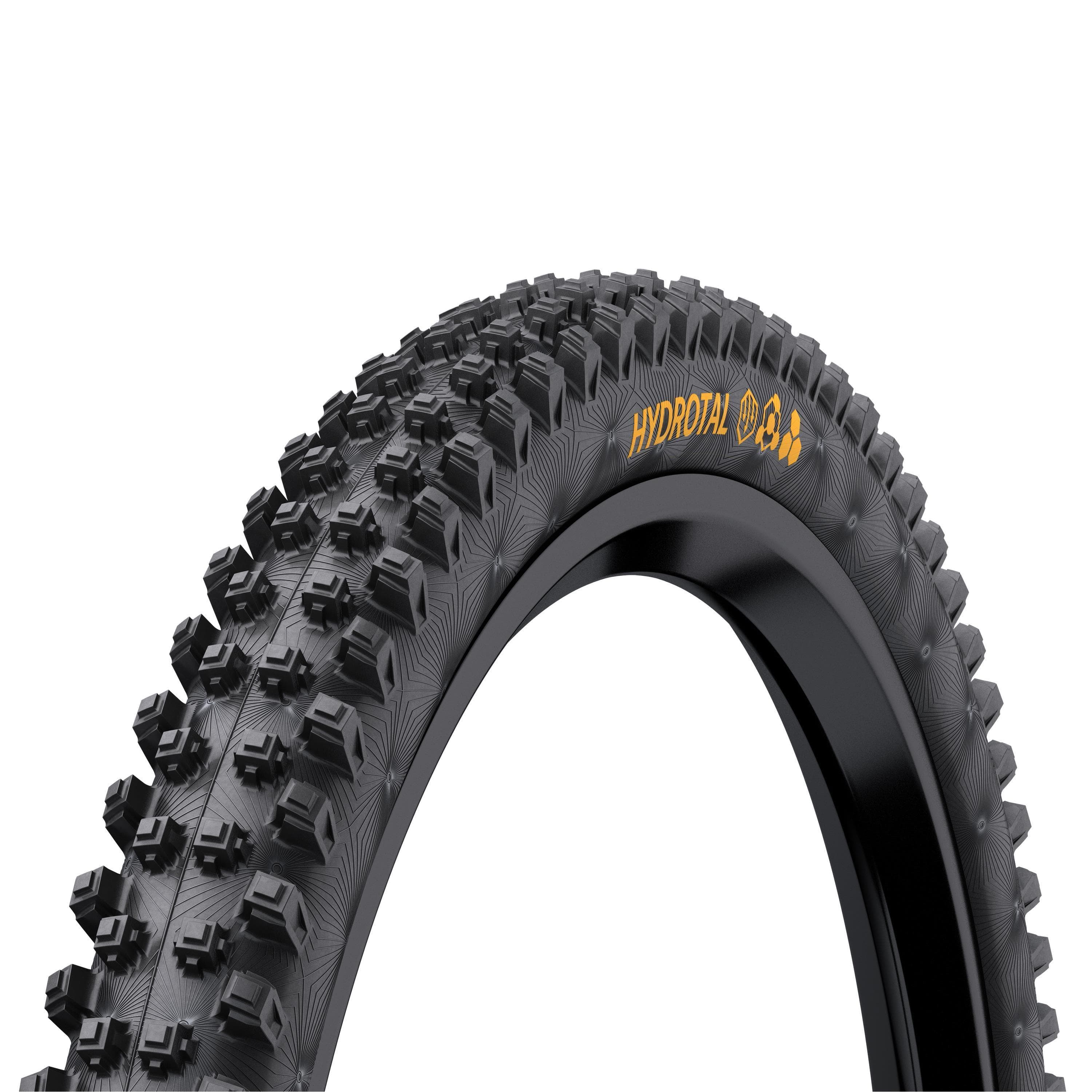 Continental Hydrotal Downhill Tyre - Supersoft Compound Foldable 2022: Black & Black