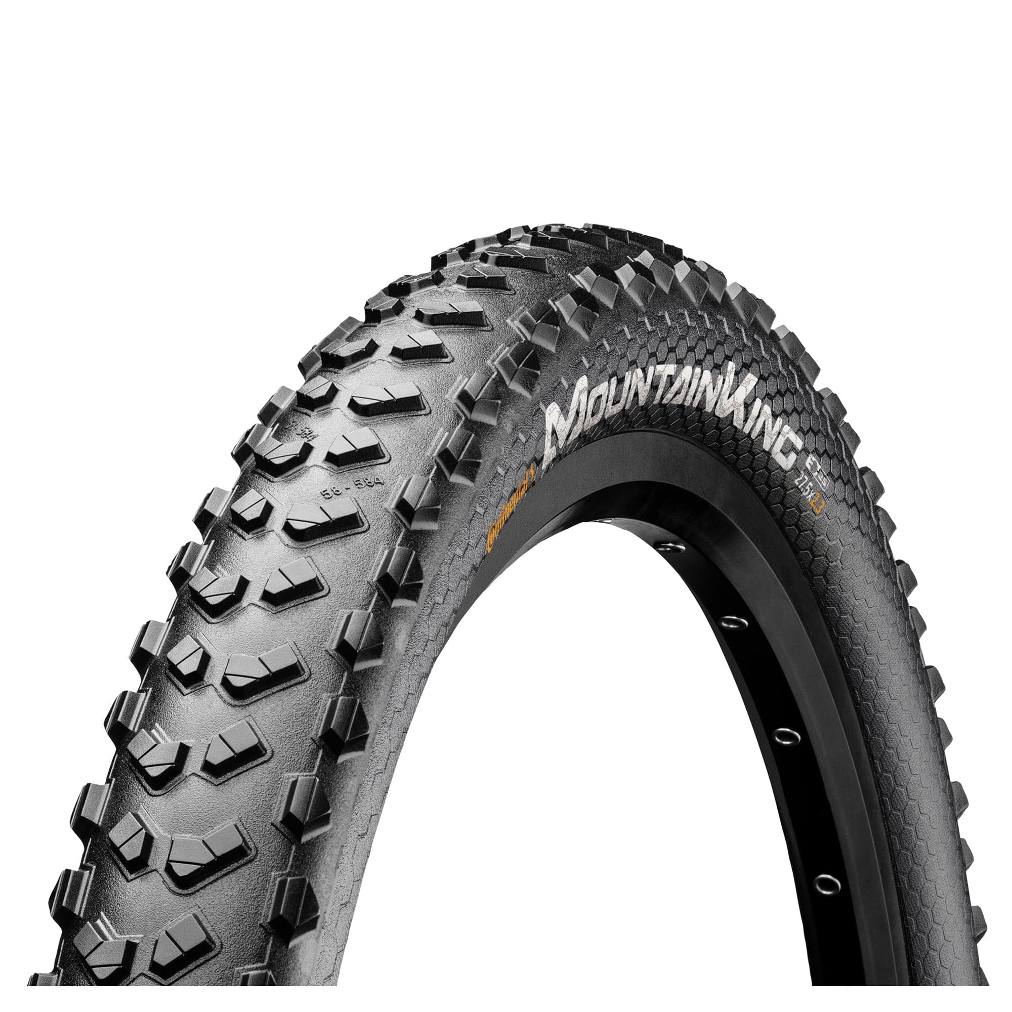 Continental Mountain King Tyre - Wire Bead: BLACK/BLACK 27.5X2.30"