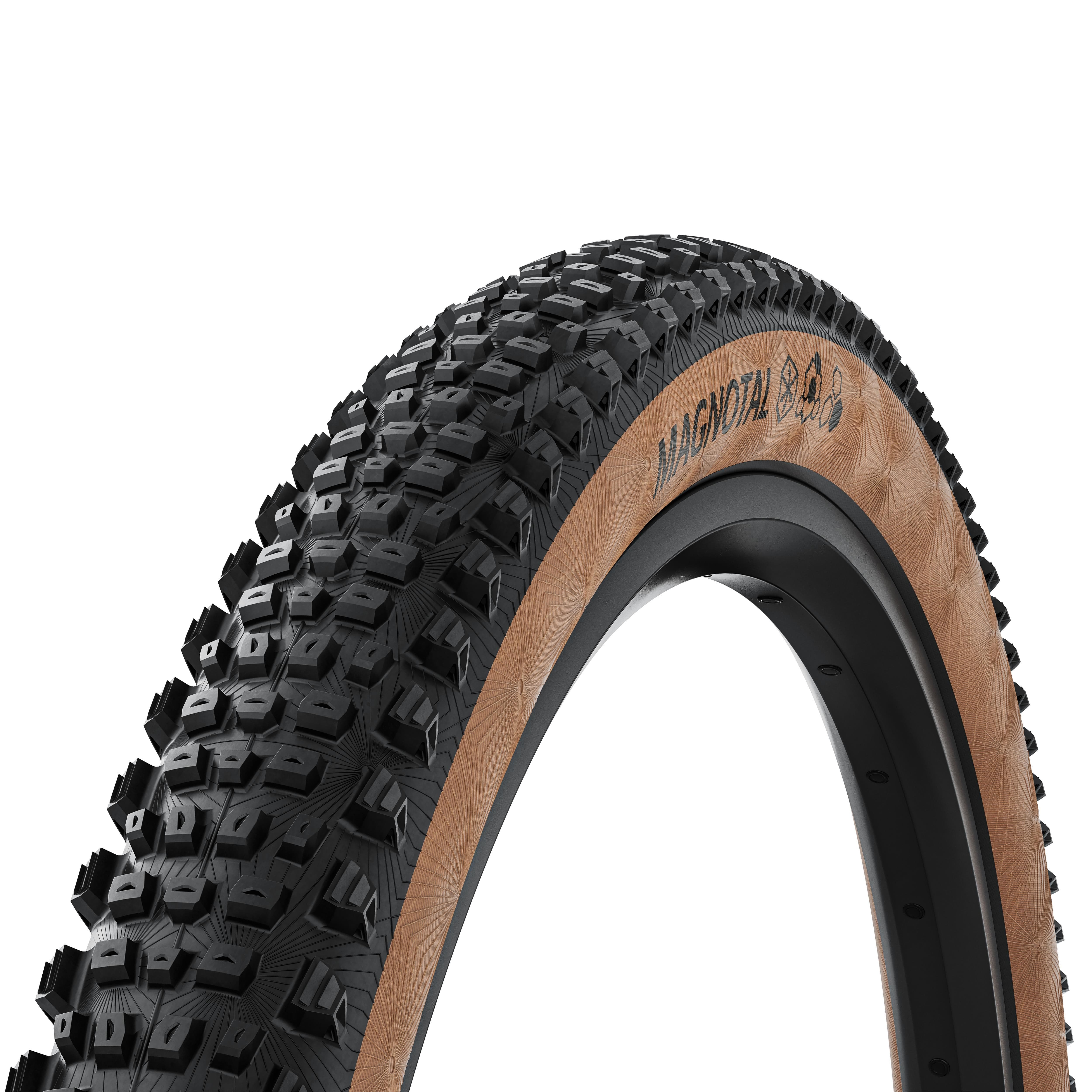 Continental Magnotal Trail Grip Foldable Tyre 2025: BLACK/TRANSPARENT 29 X 2.40