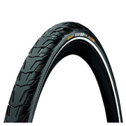 Continental Ride City Reflex Tyre - Wire Bead: Black/Black Reflex 26X1.75"
