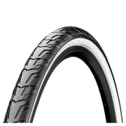 Continental RIDE City Reflex Tyre - Wire Bead: BLACK/WHITE REFLEX 700X42C (40C)
