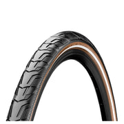 Continental Ride City Reflex Tyre - Wire Bead: Black/Brown Reflex 700X42C (40C)