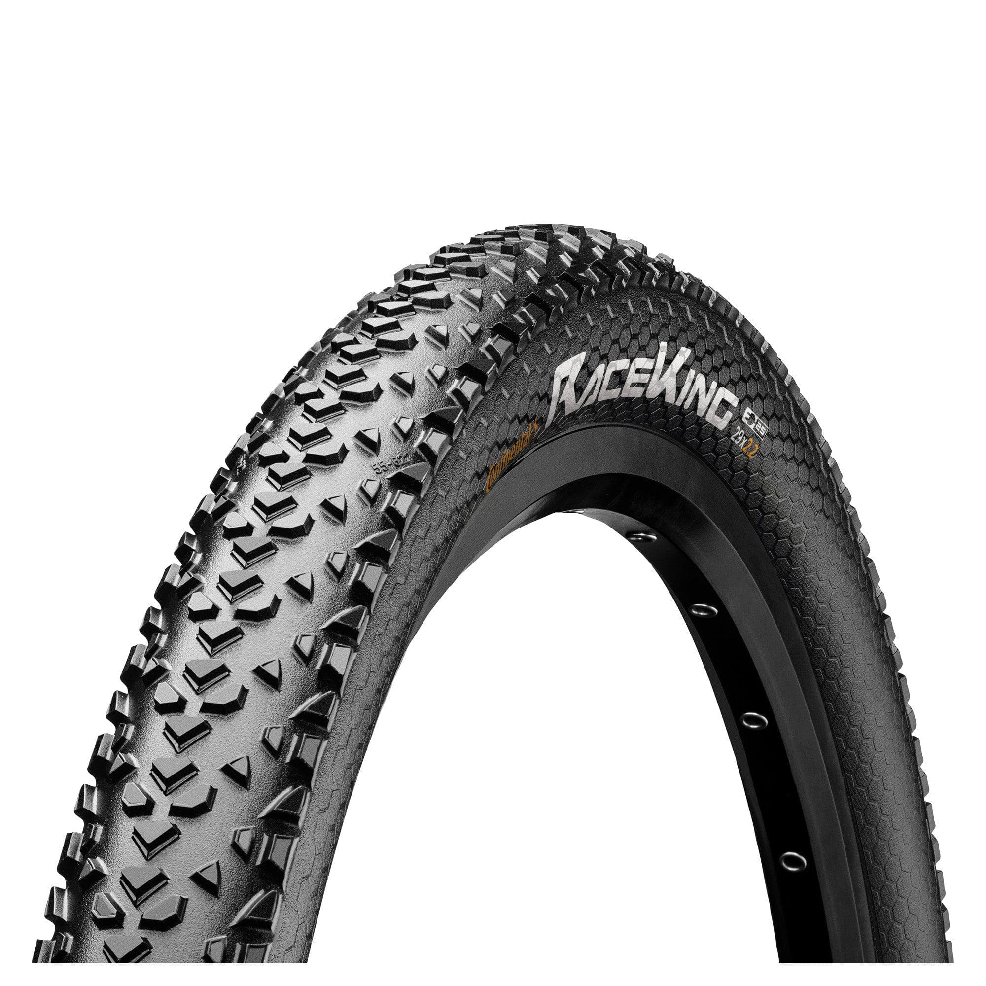 Continental Race King Tyre - Wire Bead Sl: Black/Black 27.5X2.20"