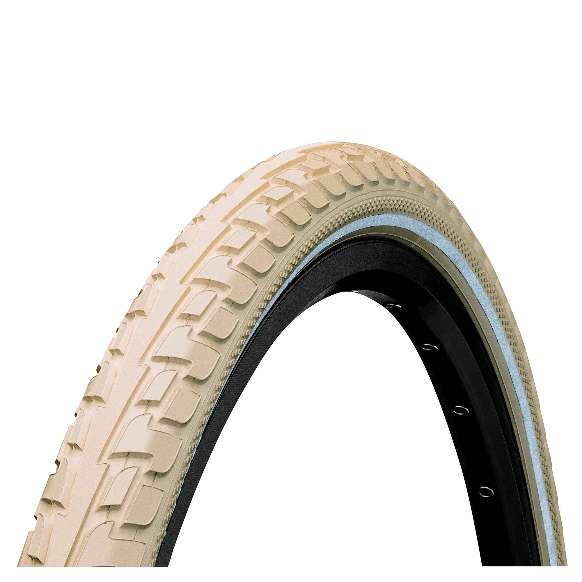 Continental Ride Tour Reflex Tyre - Wire Bead: Cream/Cream Reflex 700X42C (40C)