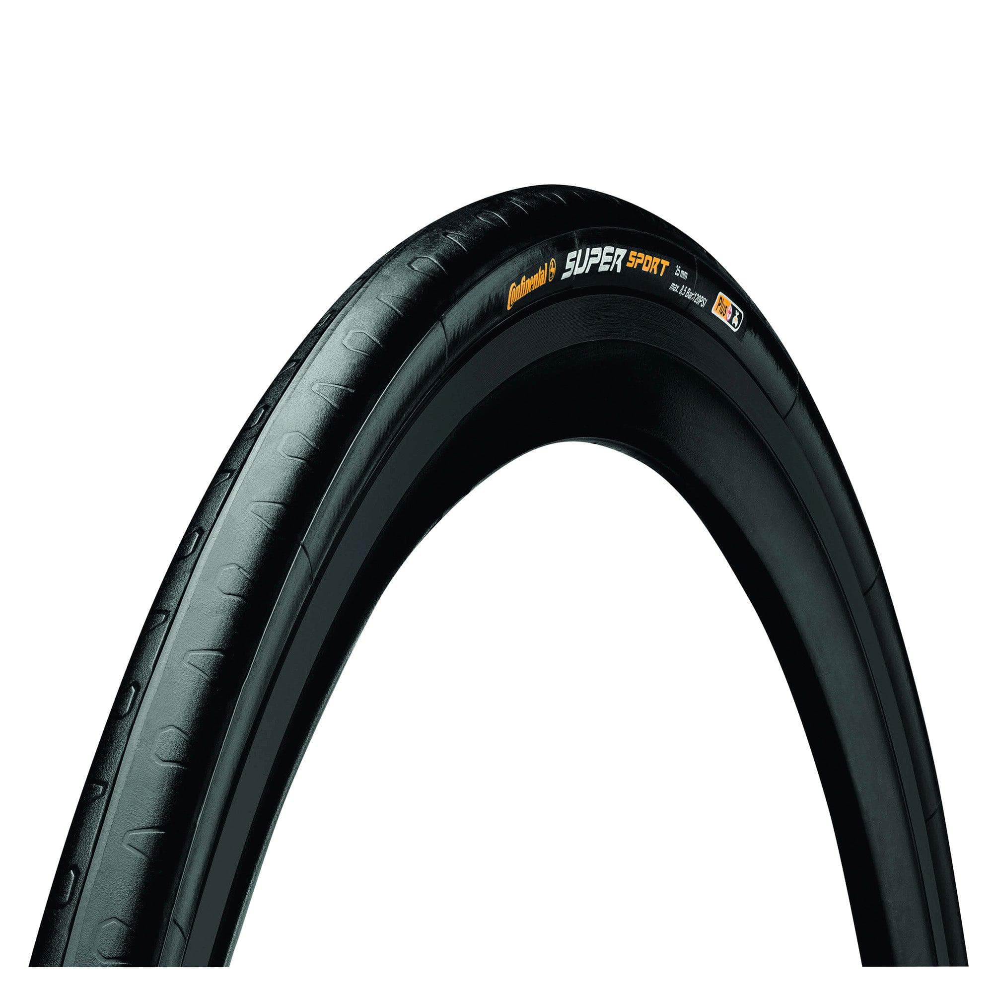 Continental Super Sport Plus Tyre - Wire Bead: Black/Black