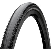 Continental Terra Hardpack ShieldWall Foldable Tyre: BLACK/BLACK 700X50C