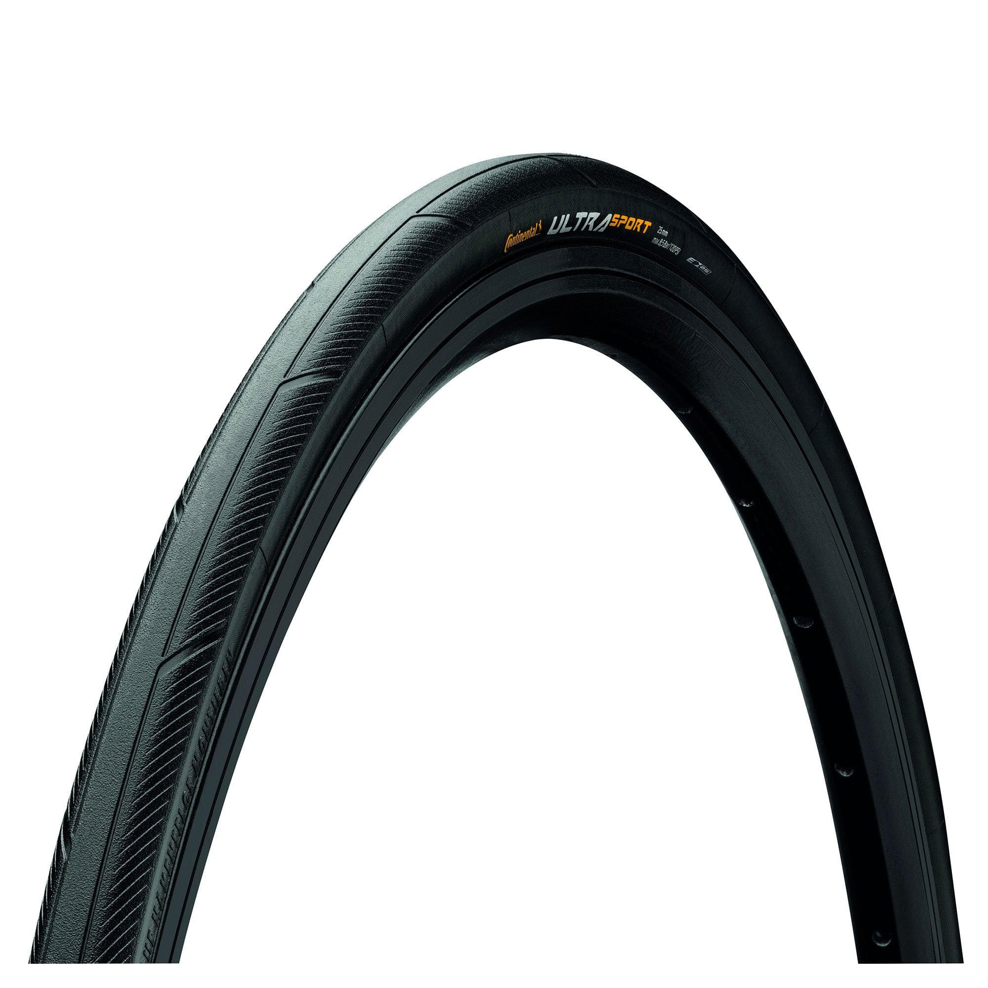 Continental Ultra Sport Iii Tyre - Foldable Puregrip Compound: Black/Black - 700c
