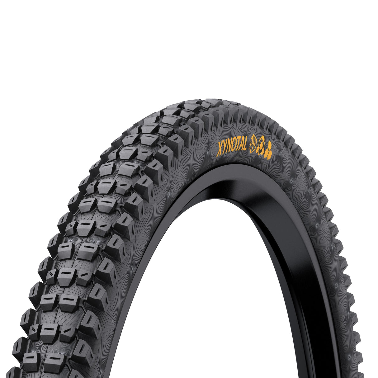 Continental Xynotal Downhill Tyre - Supersoft Compound Foldable 2022: Black & Black 29X2.40"